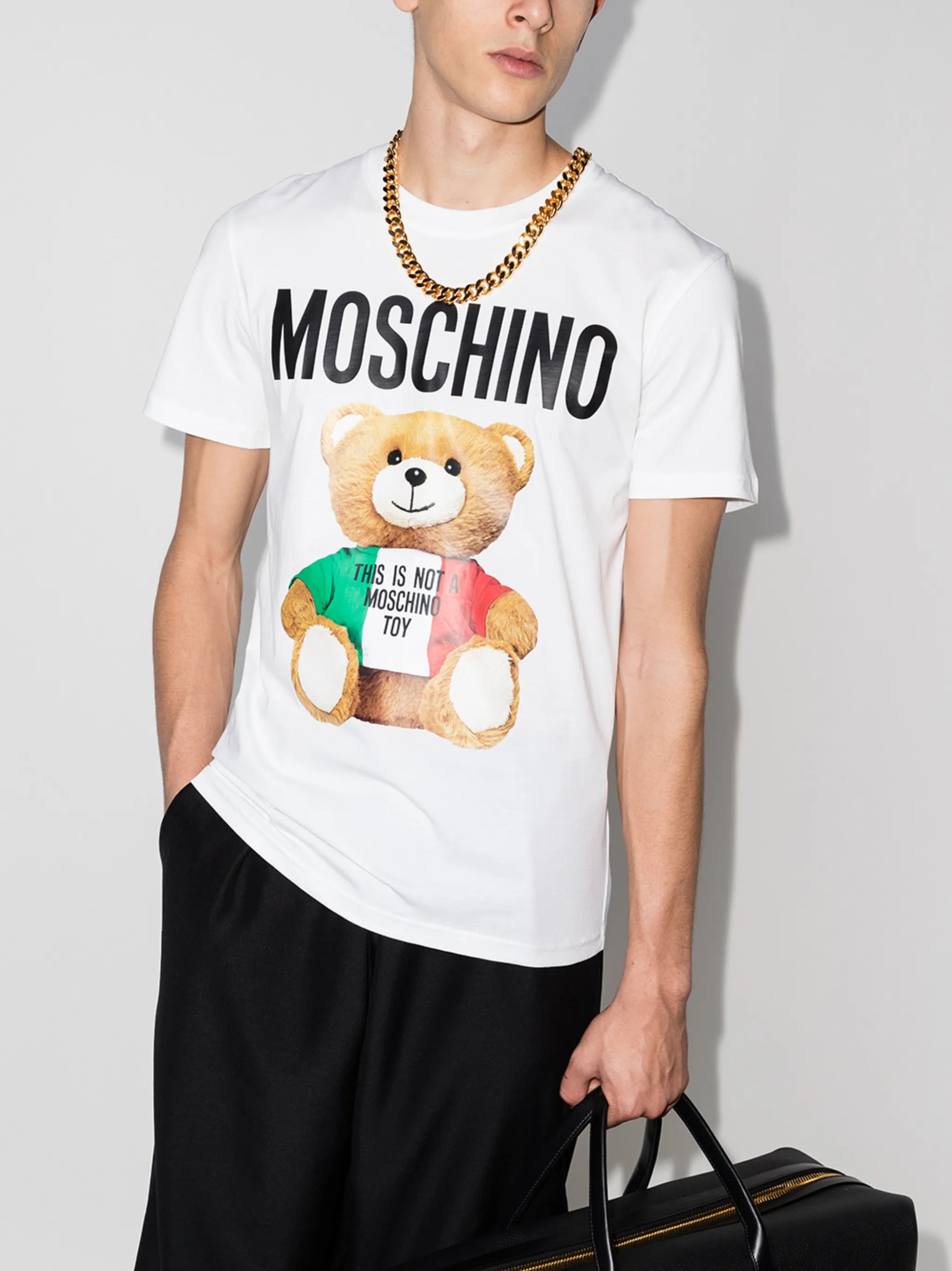 Italian Teddy Bear crew-neck T-shirt