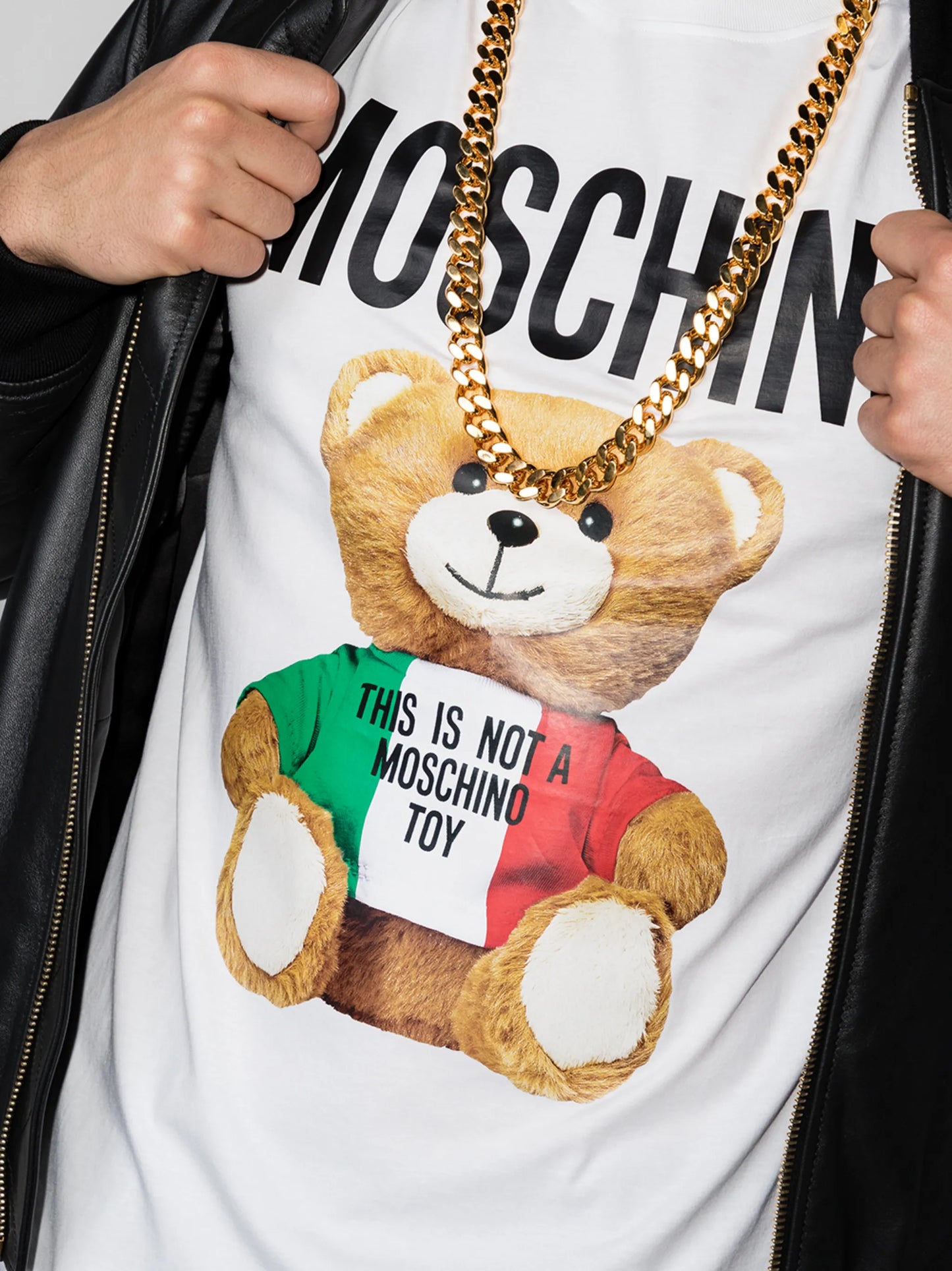 Italian Teddy Bear crew-neck T-shirt