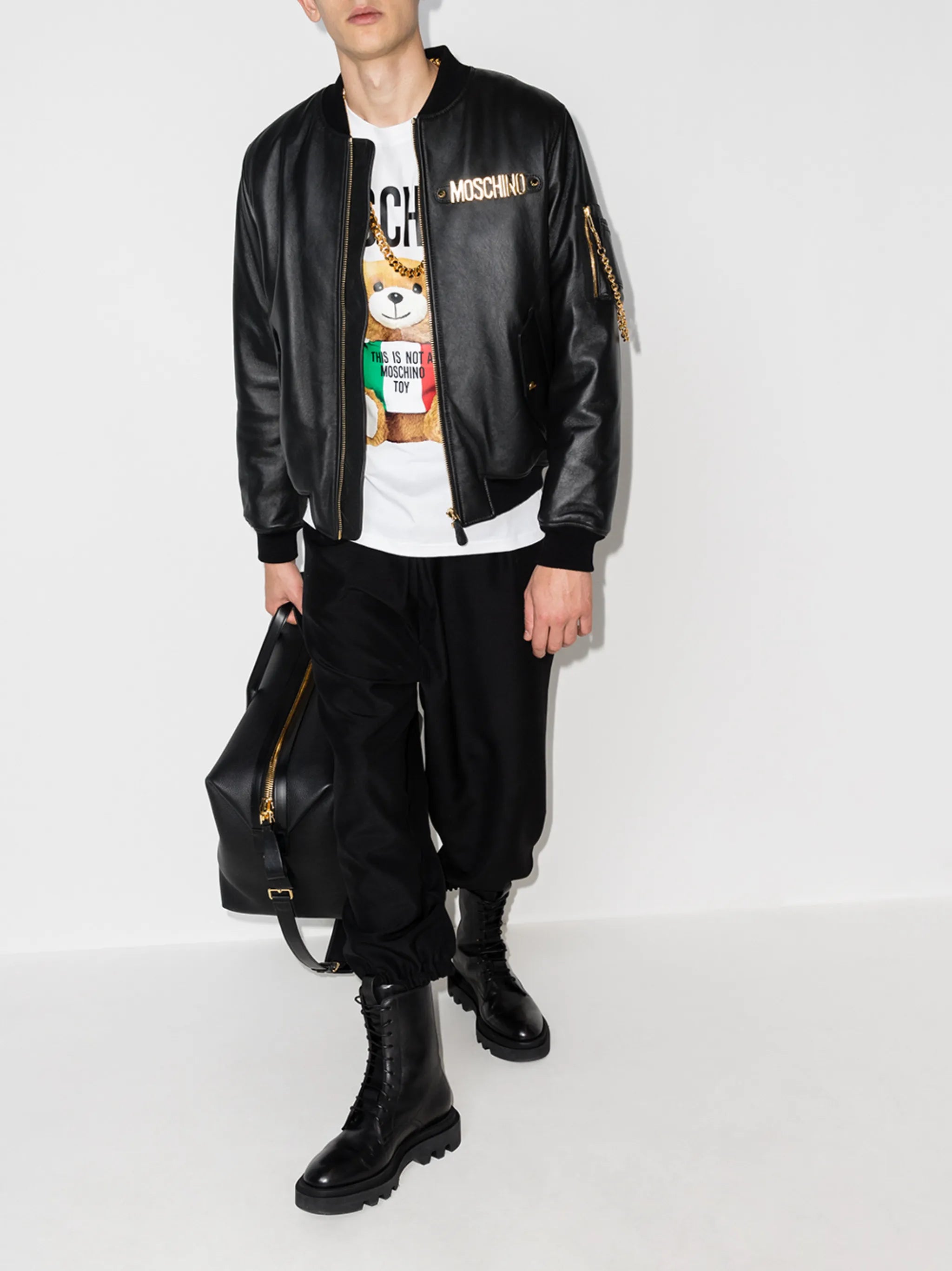 Italian Teddy Bear crew-neck T-shirt