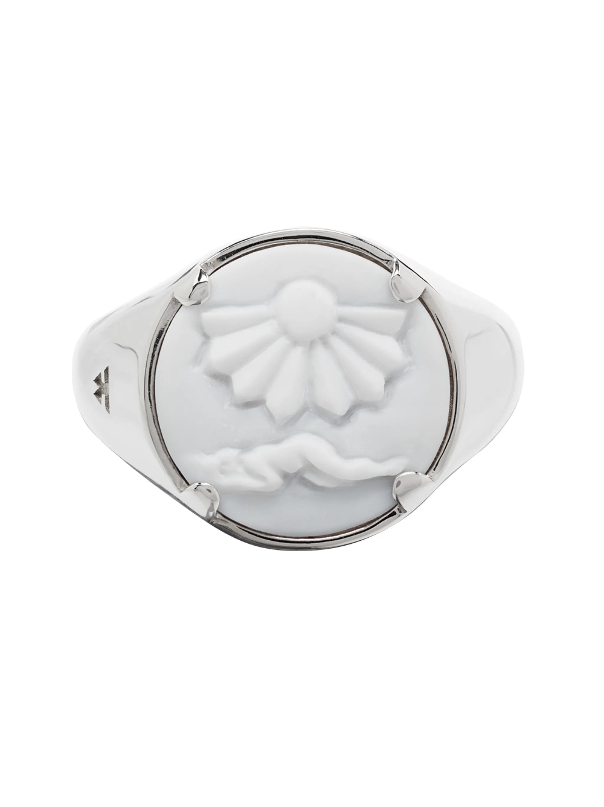 engraved sterling silver ring