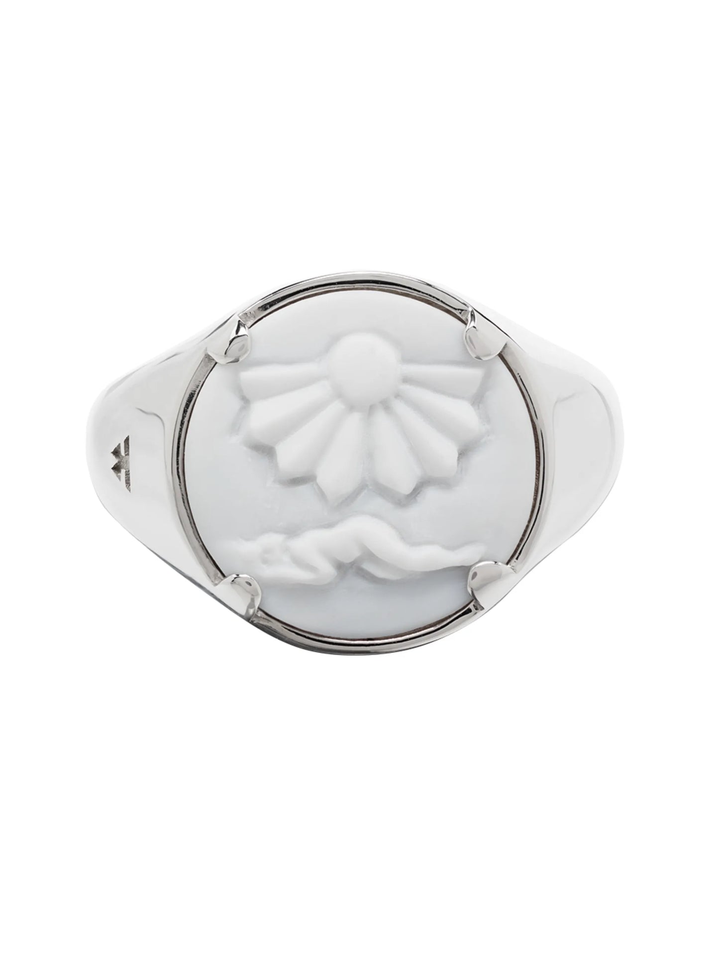 engraved sterling silver ring