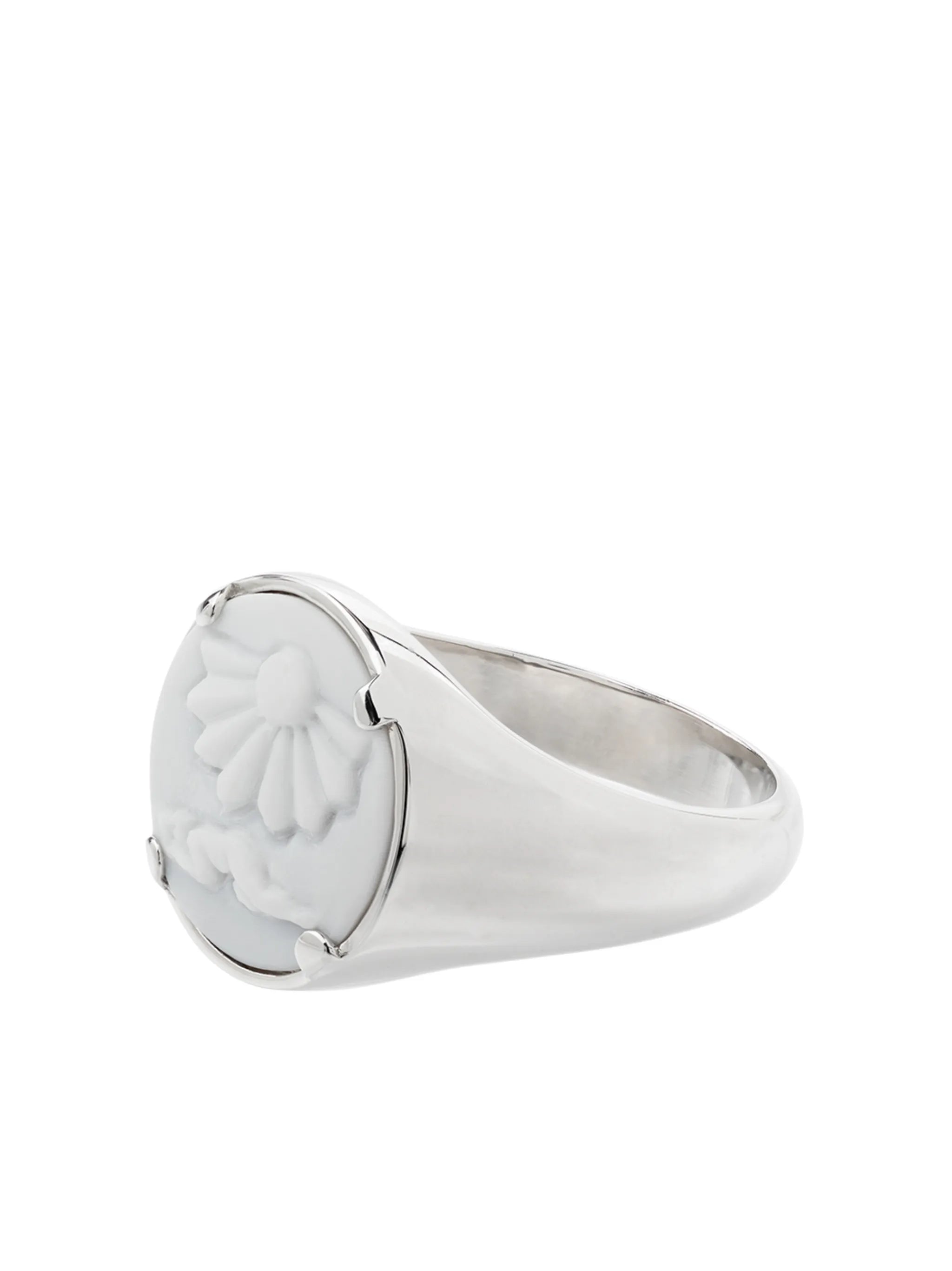 engraved sterling silver ring