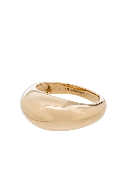 14kt yellow gold Dome ring