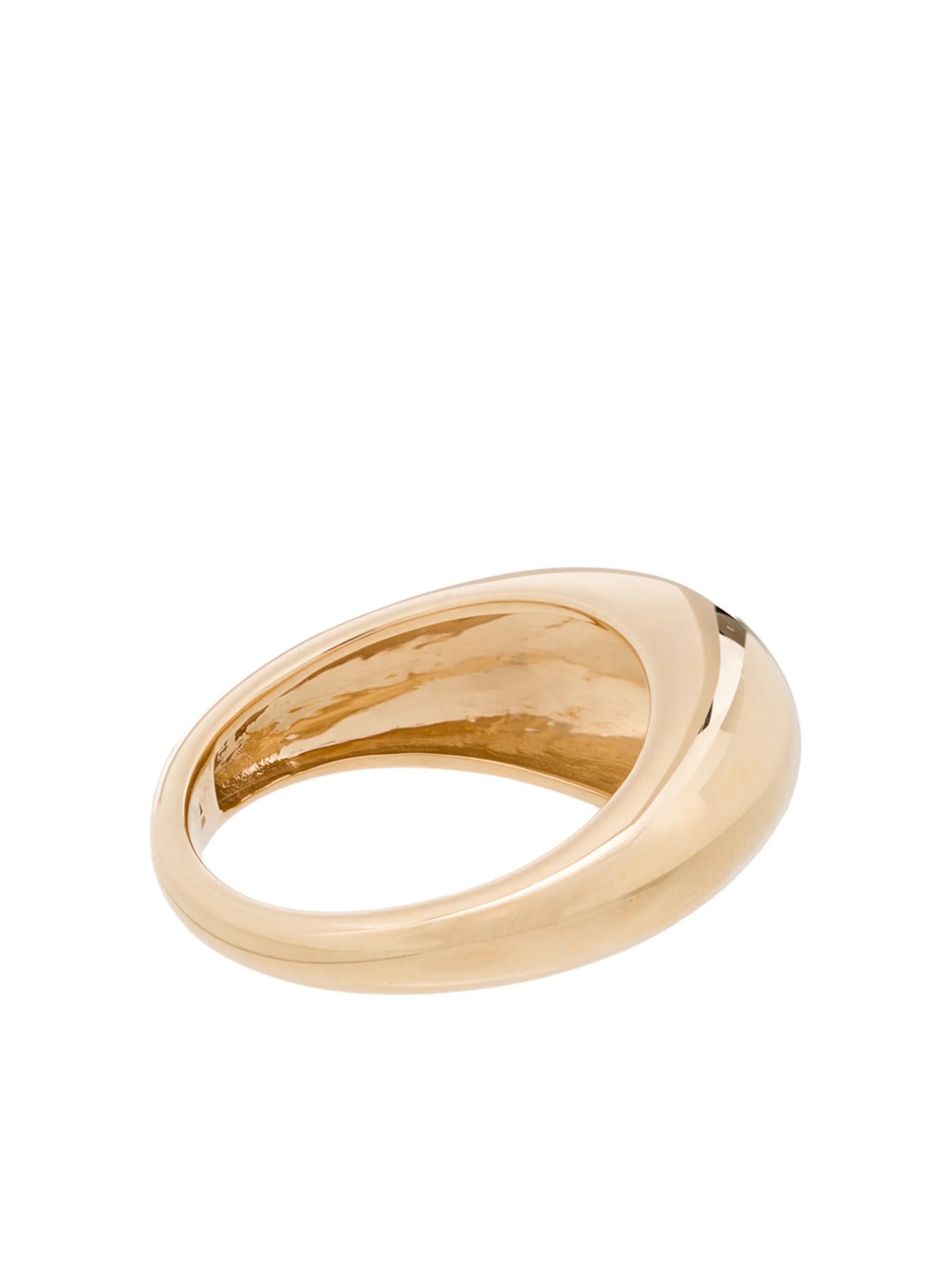 14kt yellow gold Dome ring