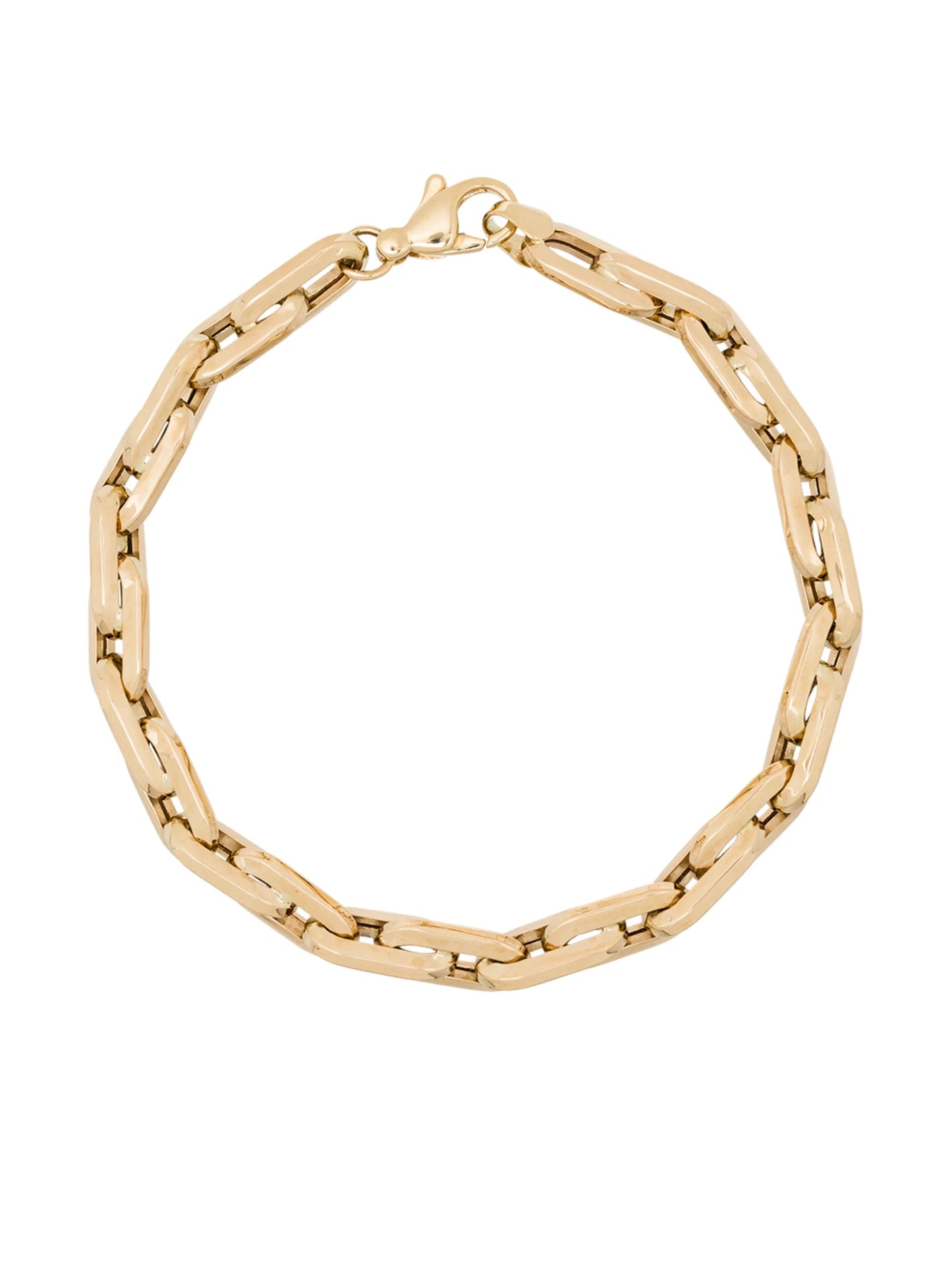 14kt yellow gold chain-link bracelet