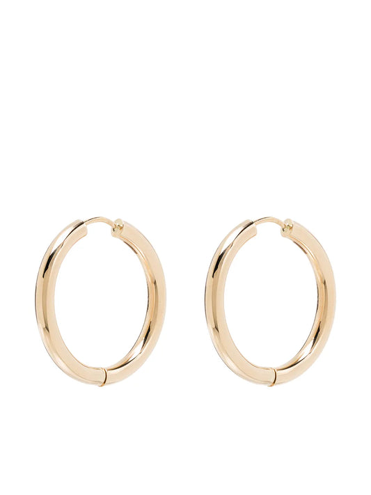 14kt yellow gold hoop earrings