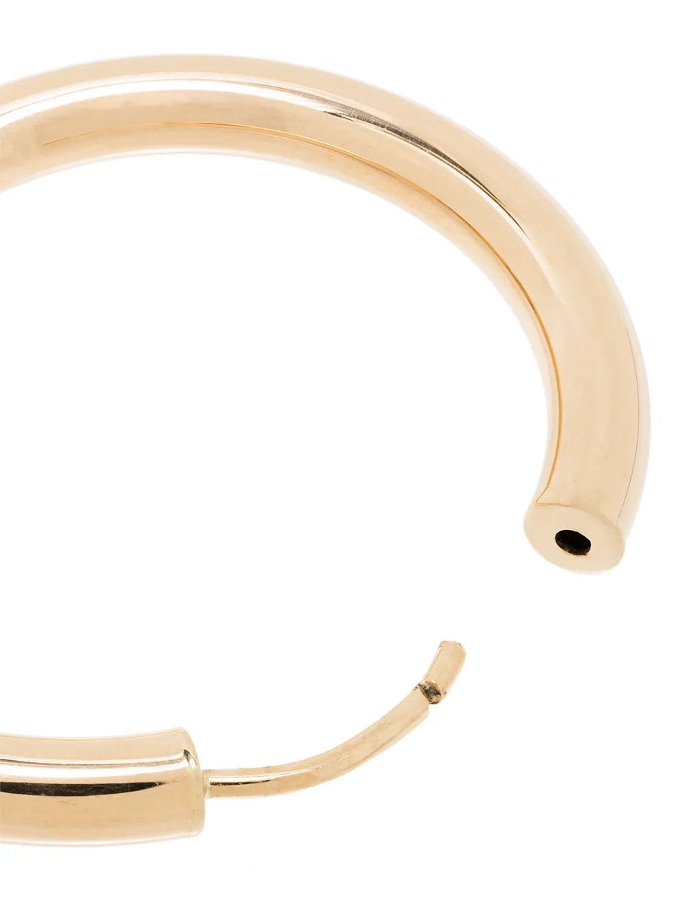 14kt yellow gold hoop earrings