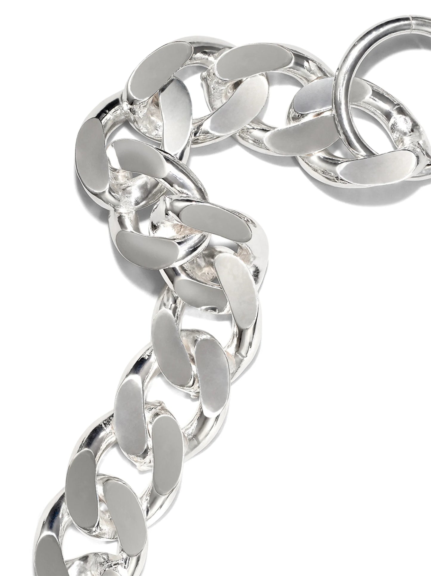 sterling silver XL Cuban bracelet