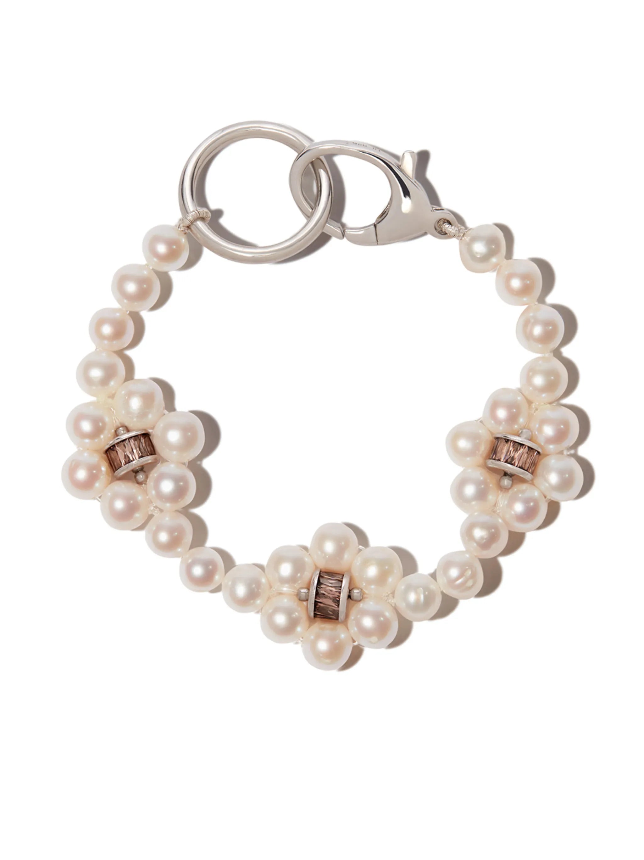 freshwater pearl embellished bracelet