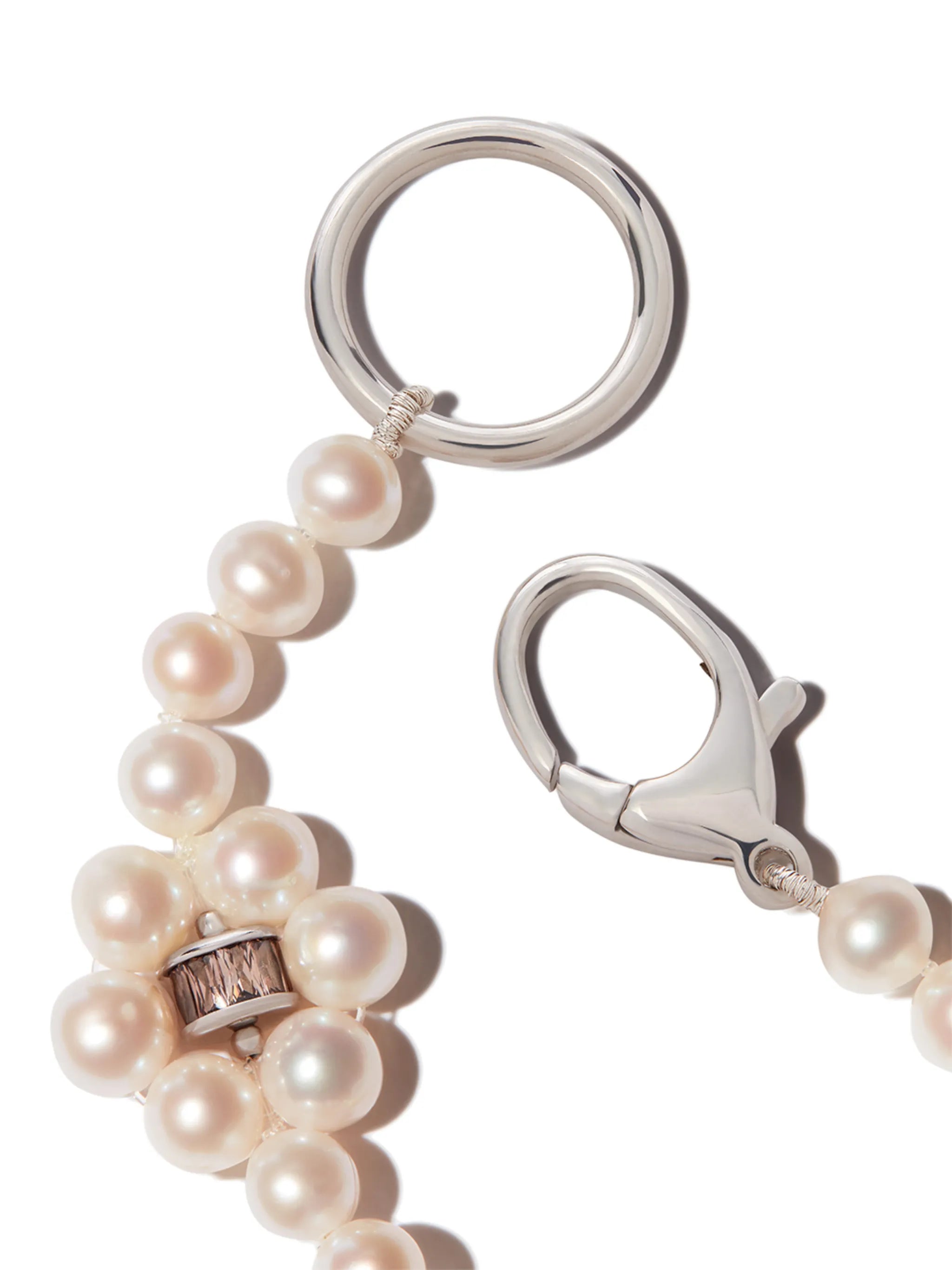 freshwater pearl embellished bracelet
