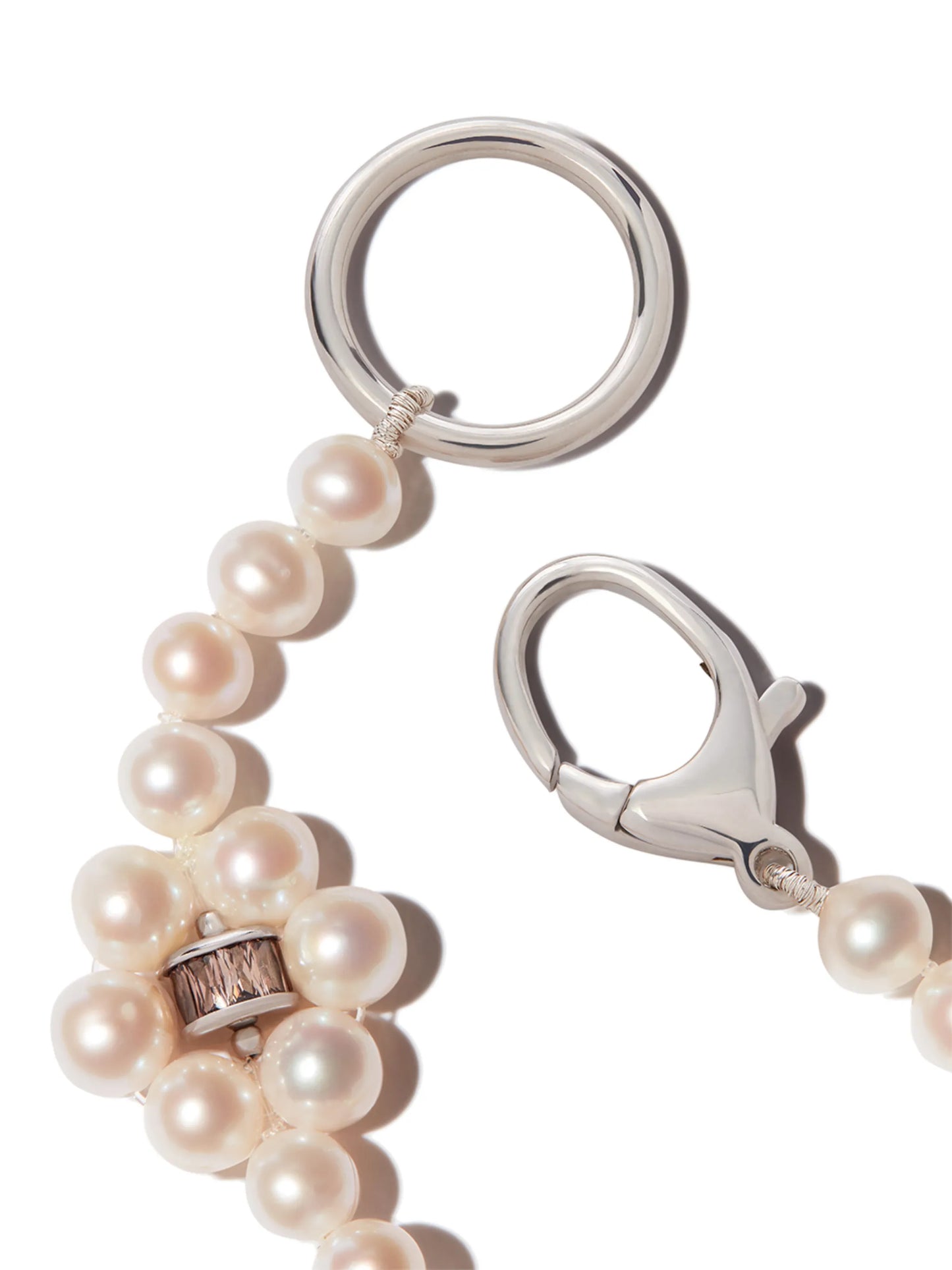 freshwater pearl embellished bracelet