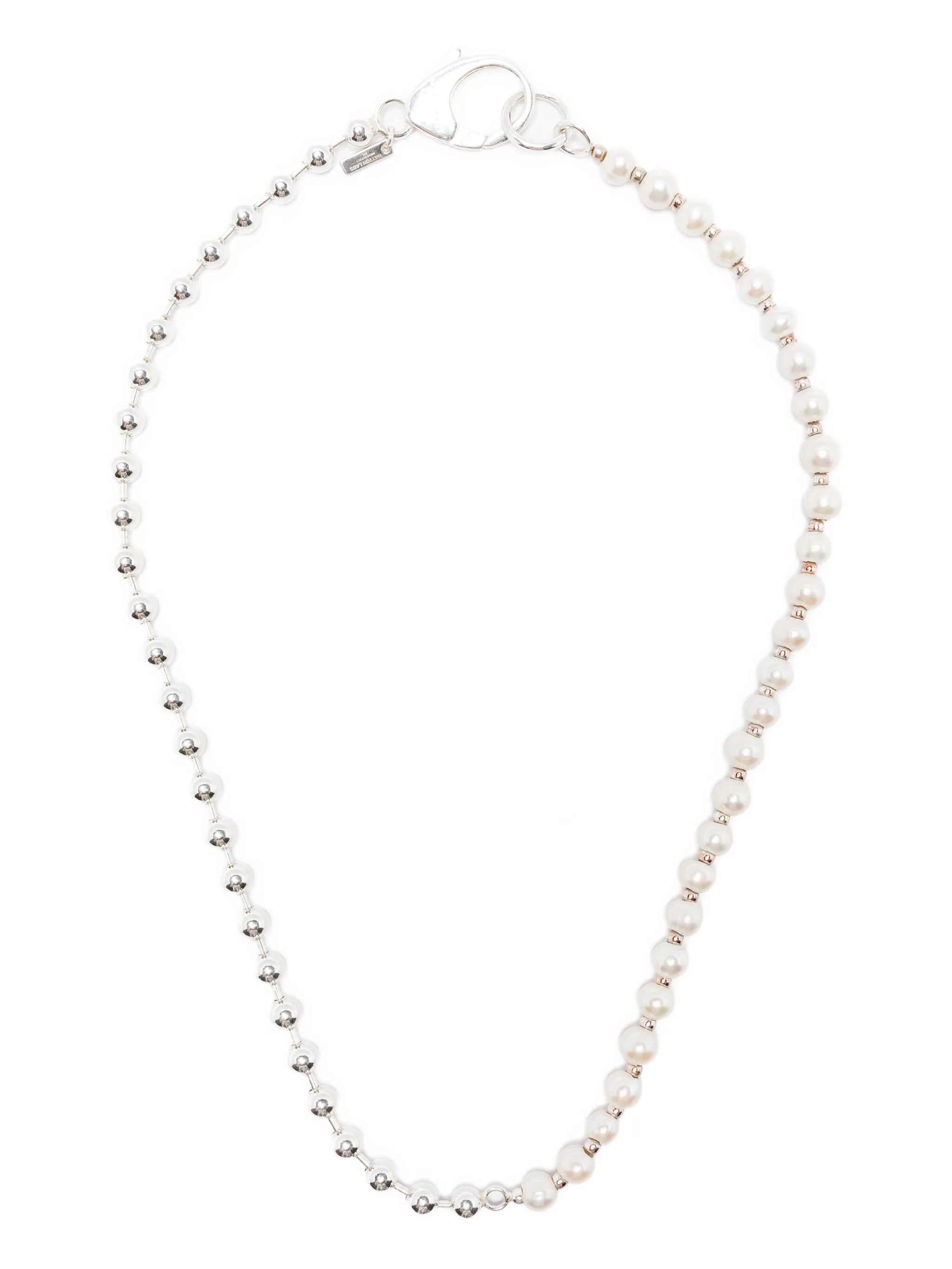 sterling silver pearl necklace