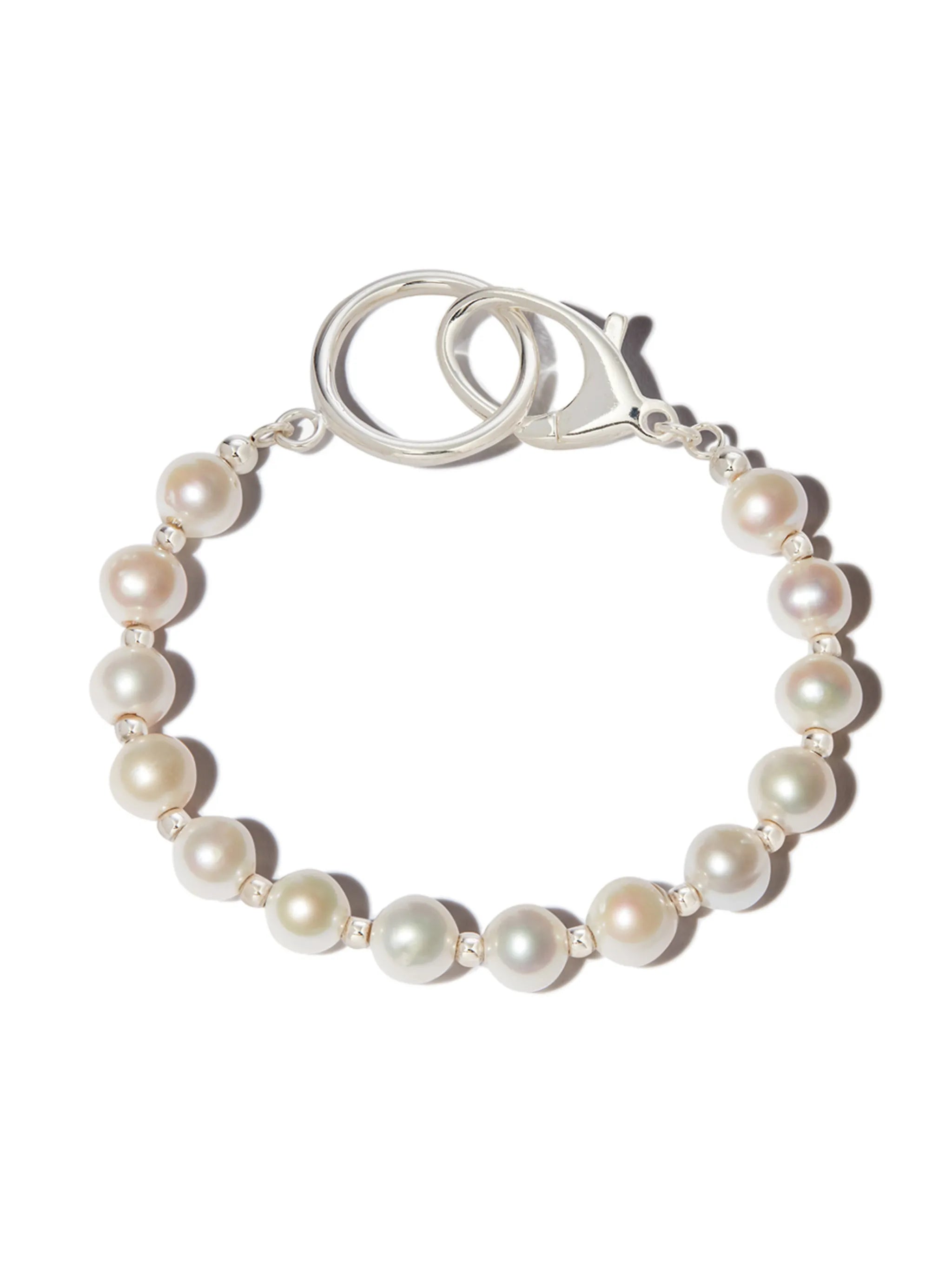 beaded pearl bracelet