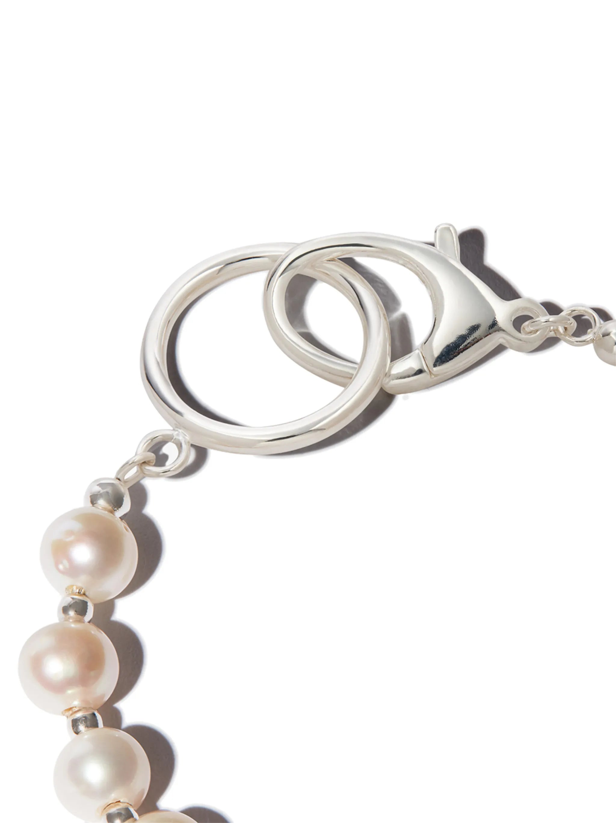 beaded pearl bracelet