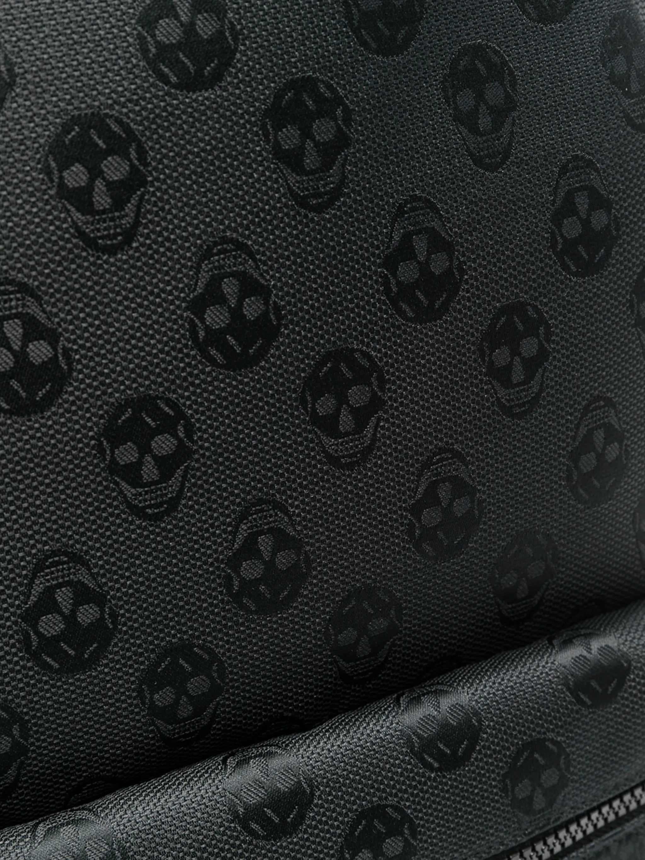 zip-around skull backpack