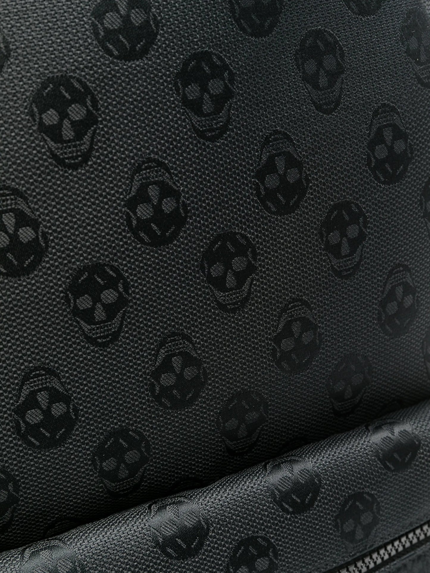 zip-around skull backpack