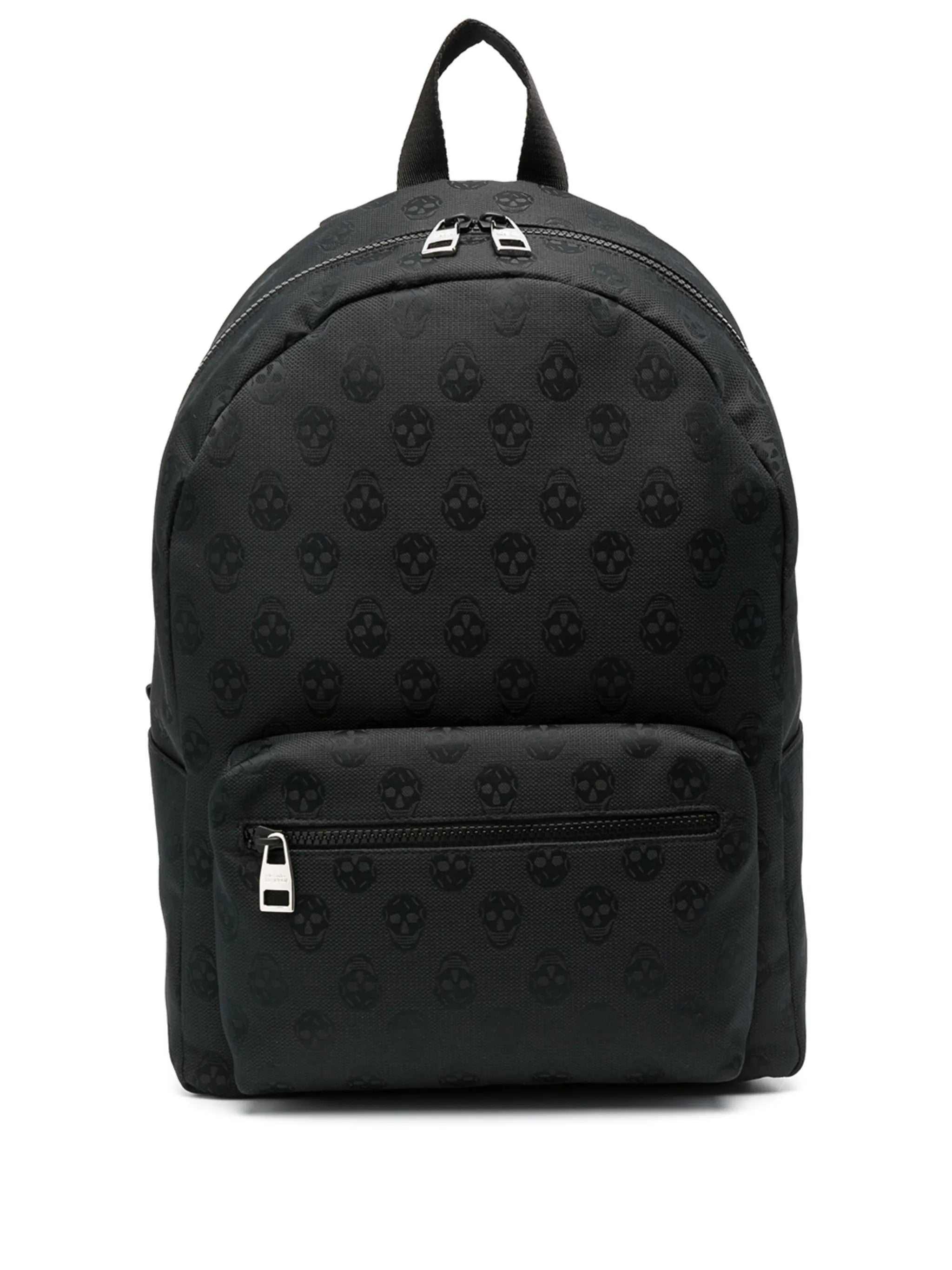 zip-around skull backpack