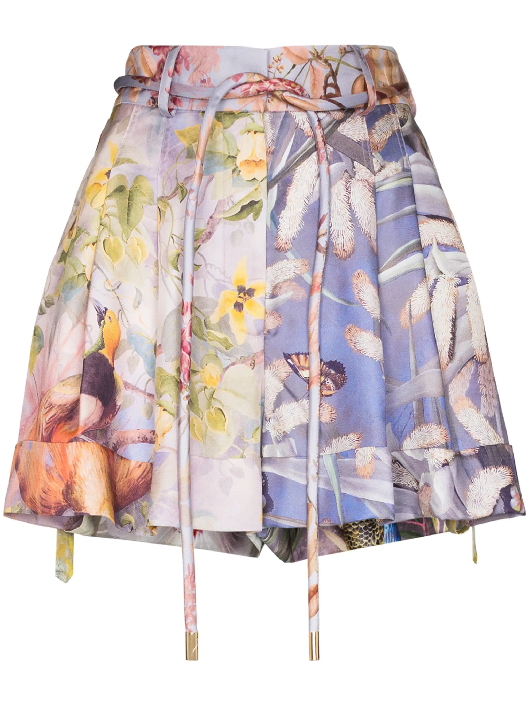 Botanica Book print drawstring shorts