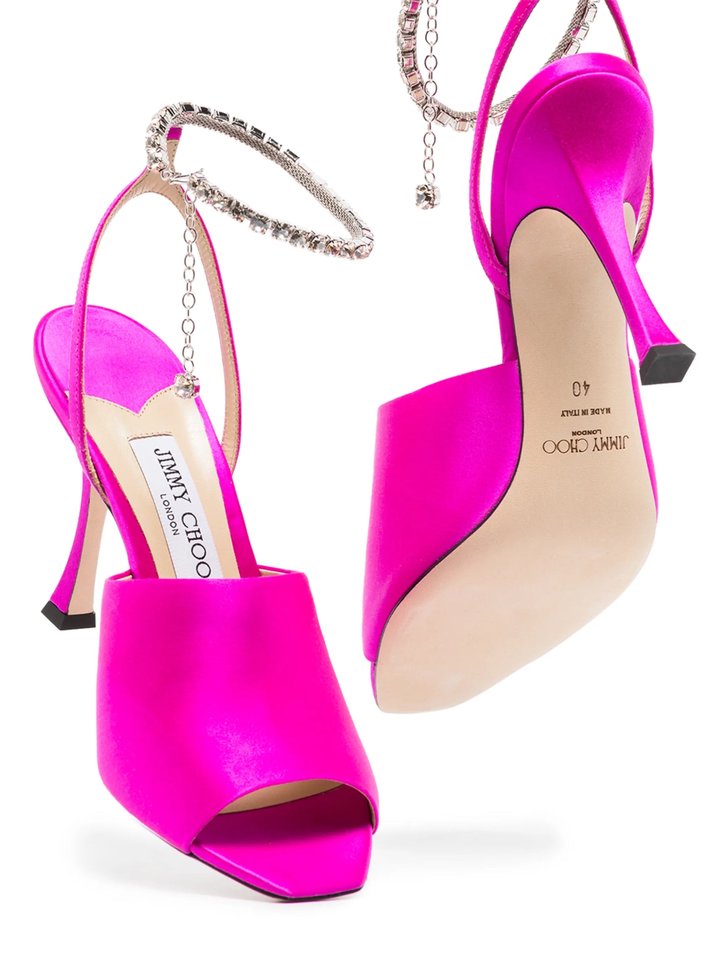 Sae 90mm crystal-embellished sandals