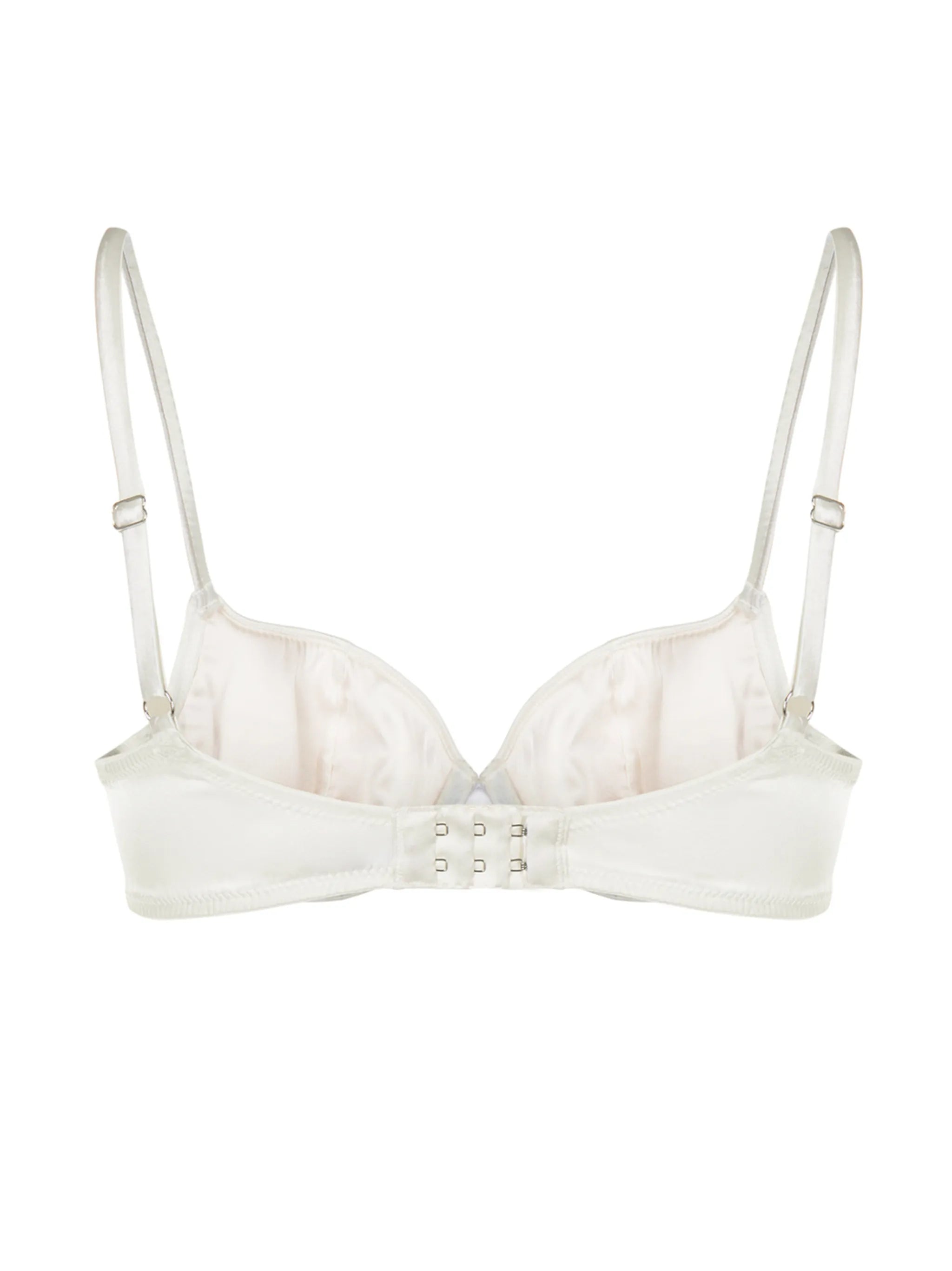 satin balconette bra