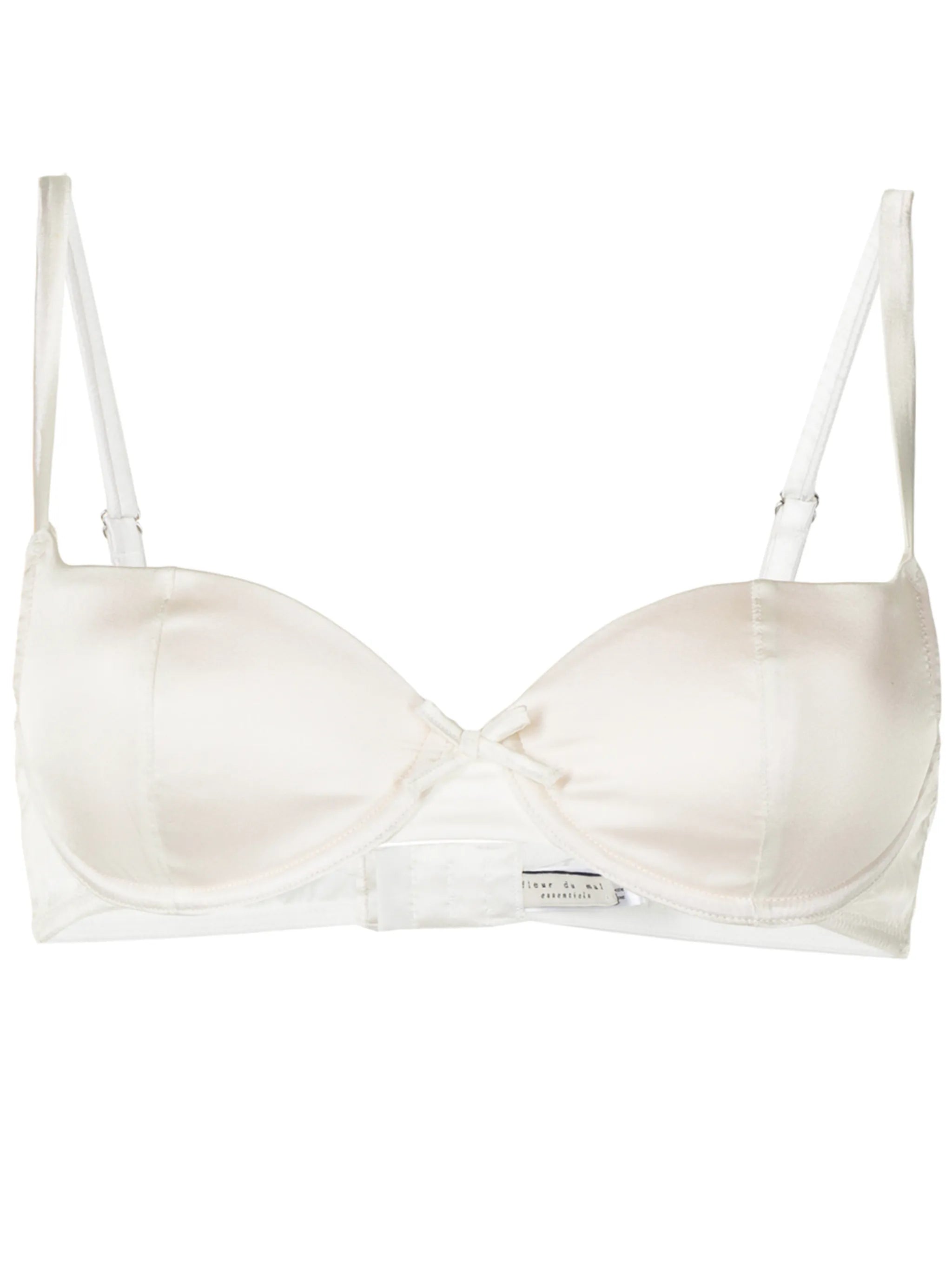 satin balconette bra