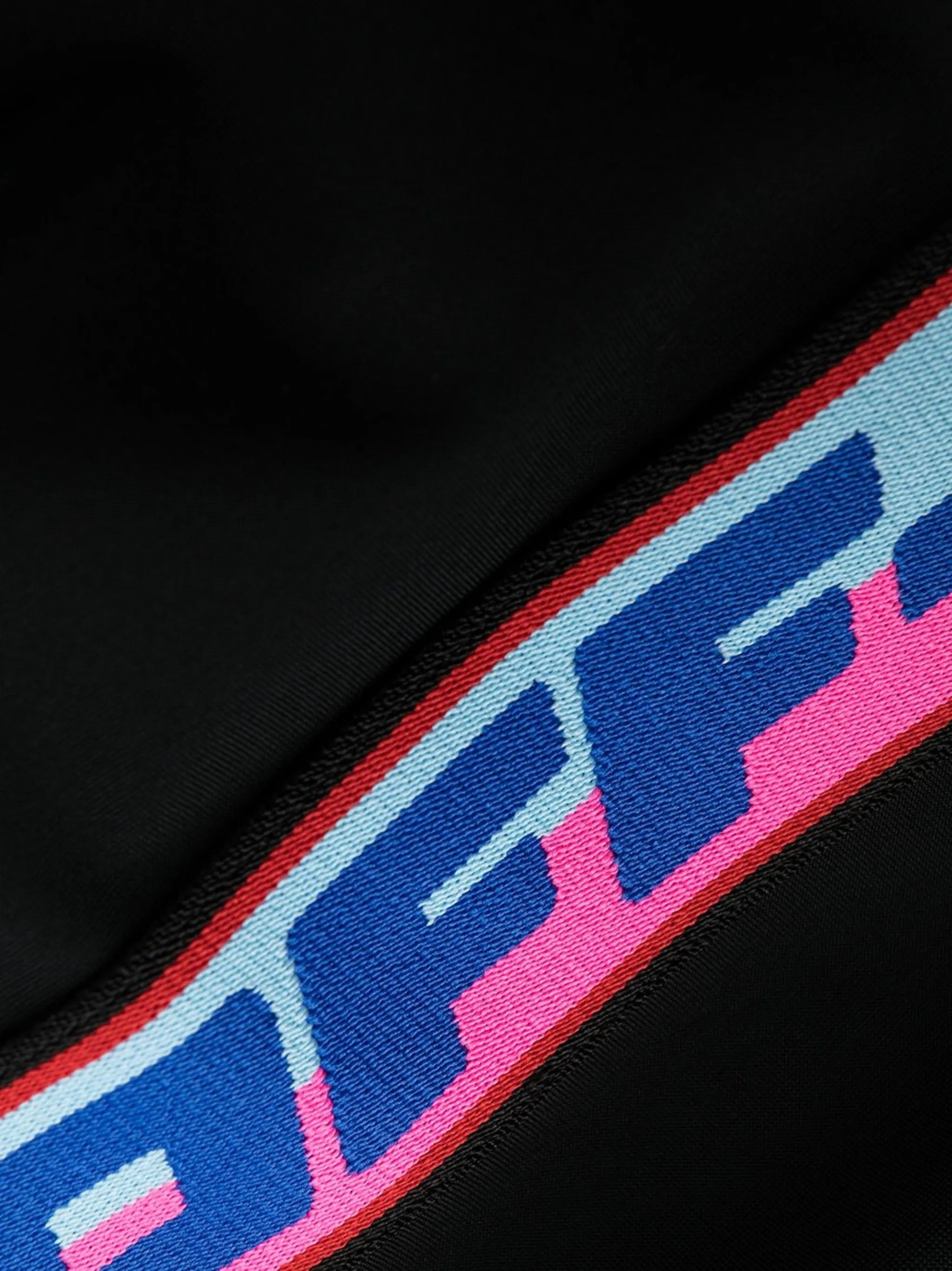 logo-tape detail leggings
