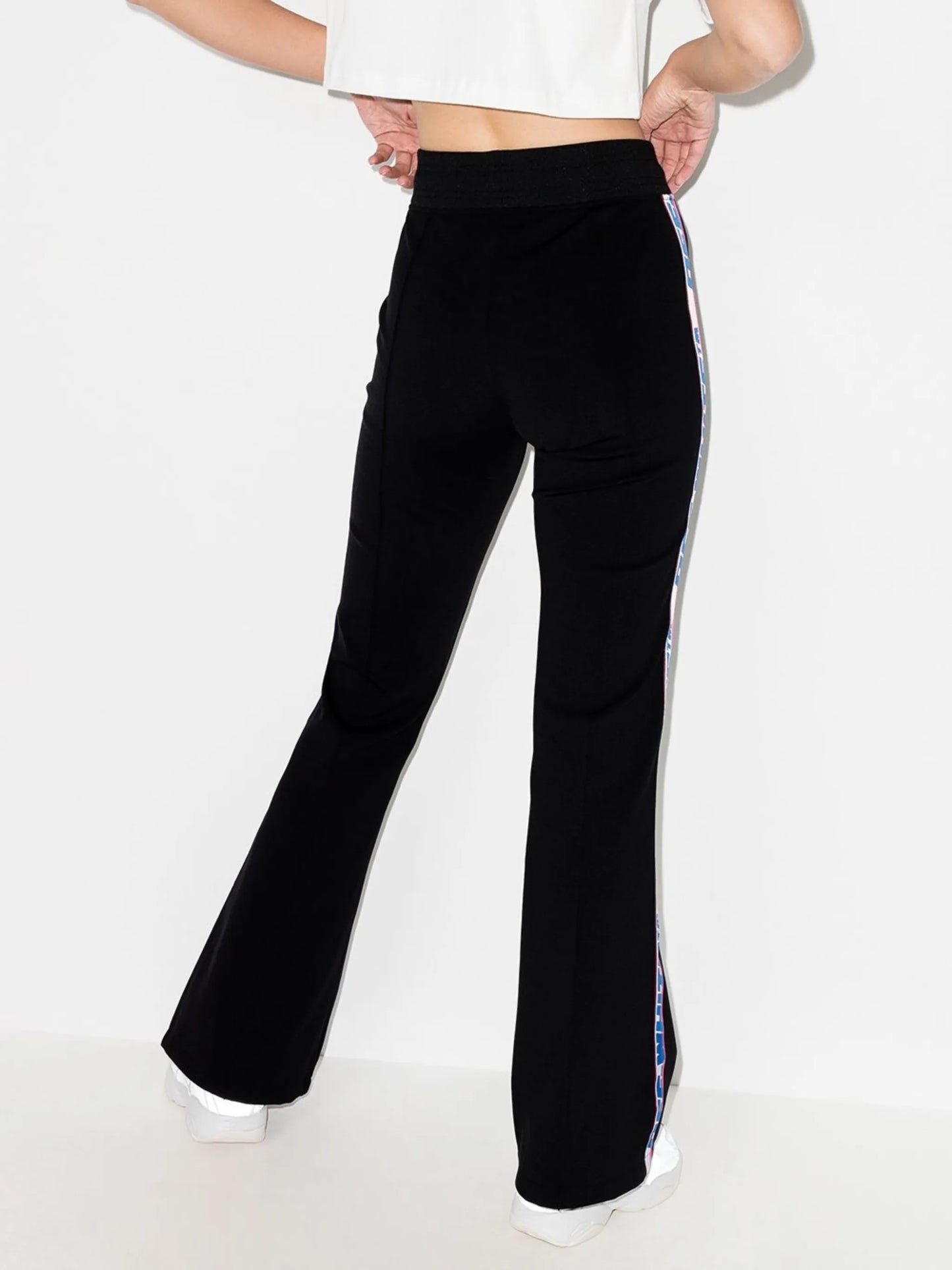 Athleisure side-stripe track pants