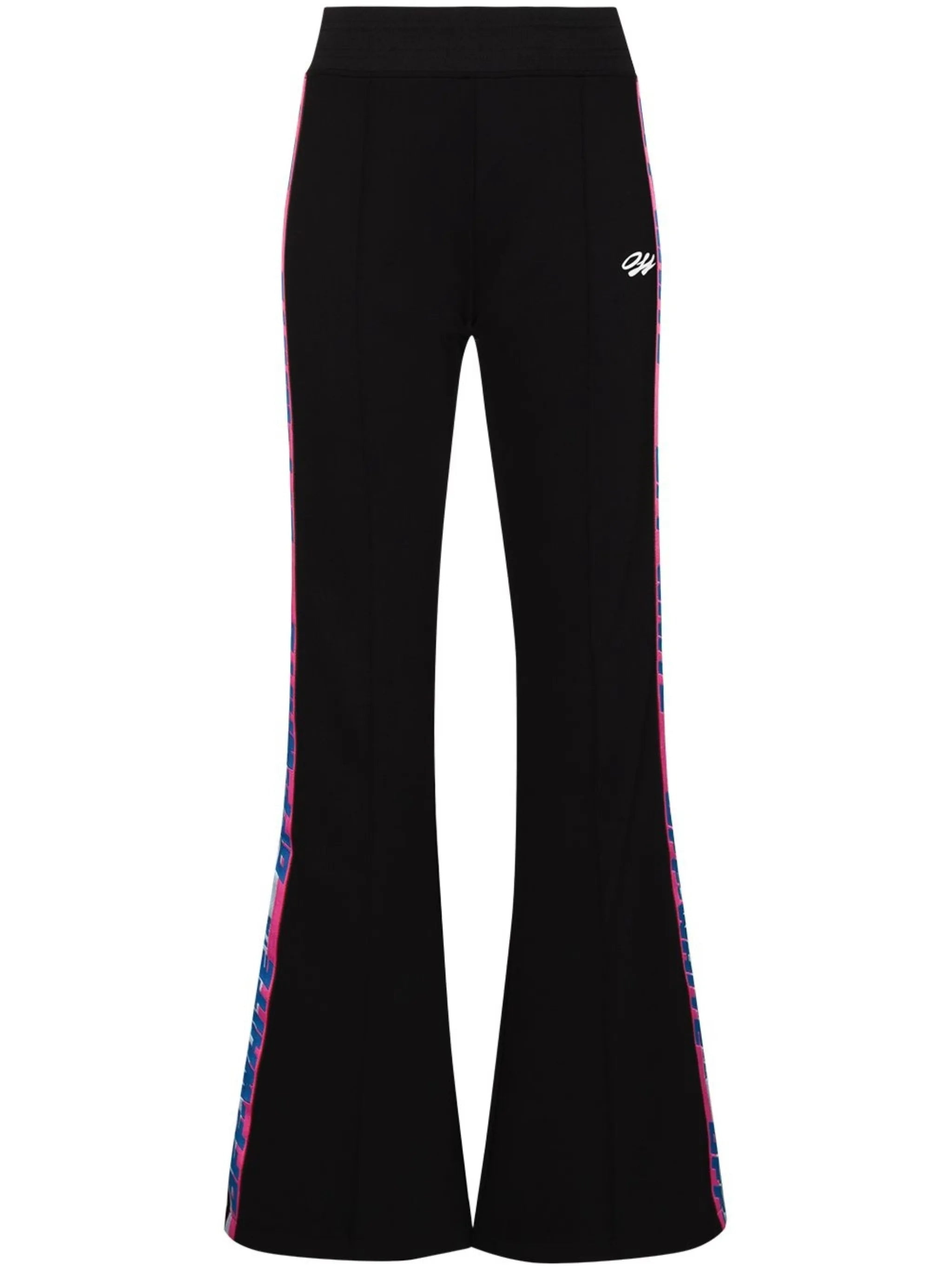 Athleisure side-stripe track pants