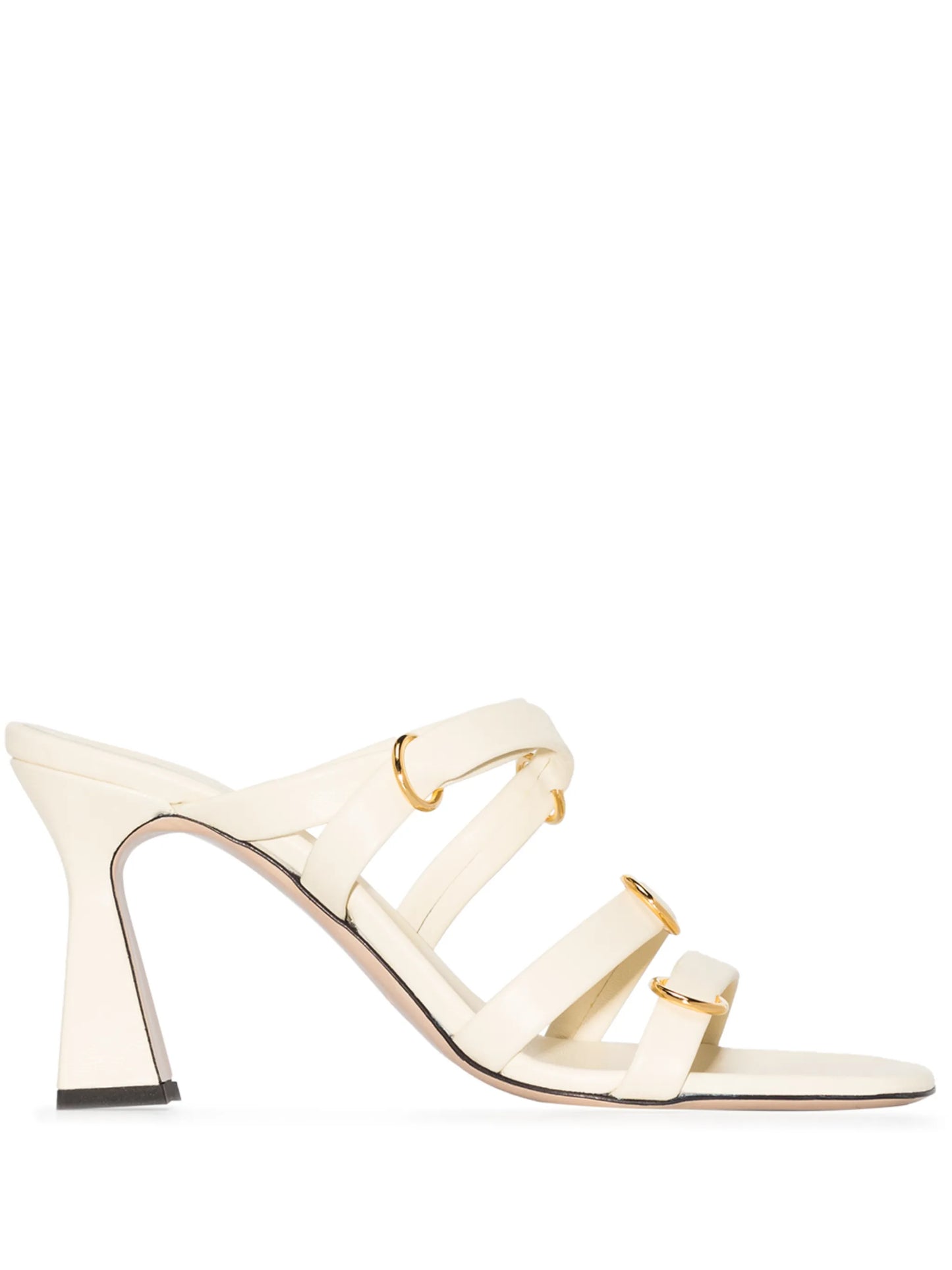 Lara 85mm leather mules