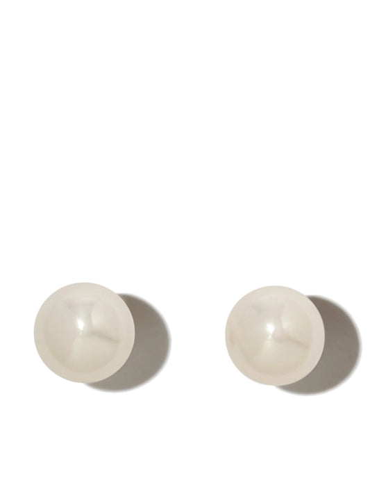 Pearl stud earrings