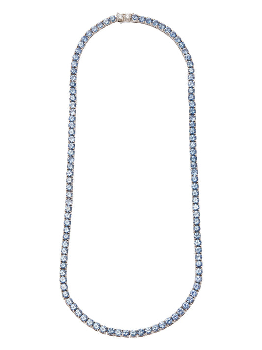 18kt white gold white diamond necklace