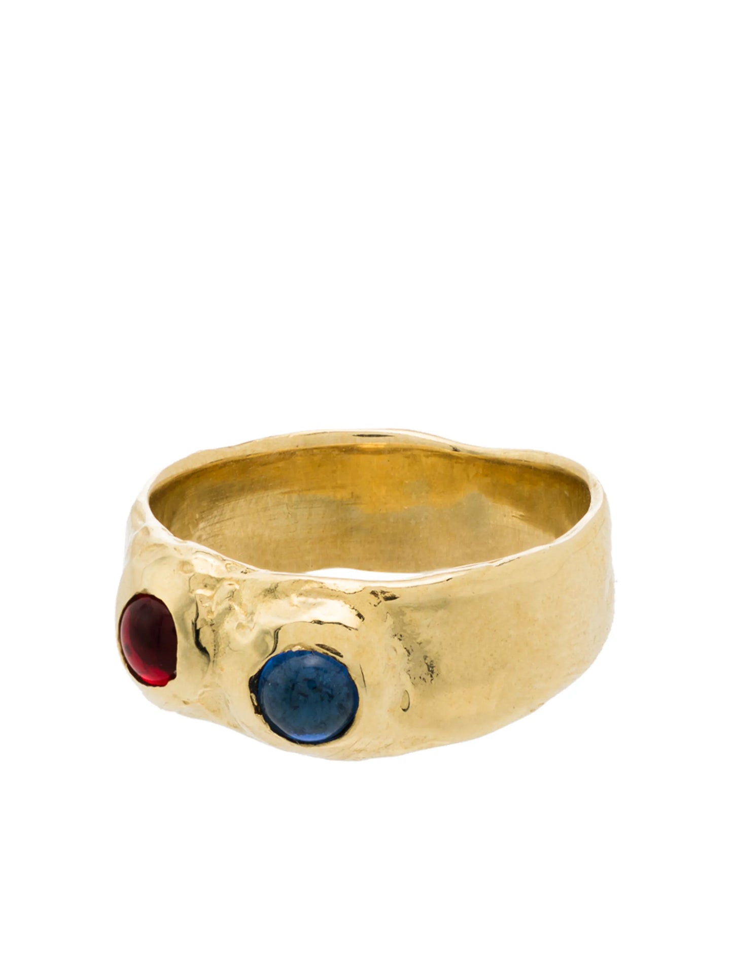 Felt stone-embellished ring