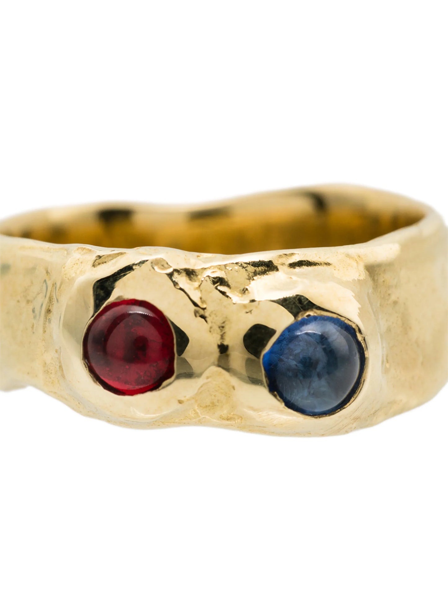 Felt stone-embellished ring