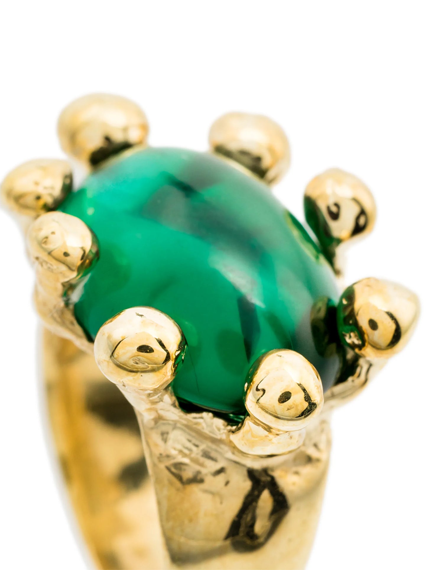 gemstone detail cocktail ring