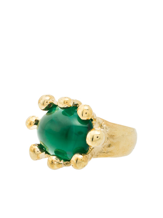 gemstone detail cocktail ring