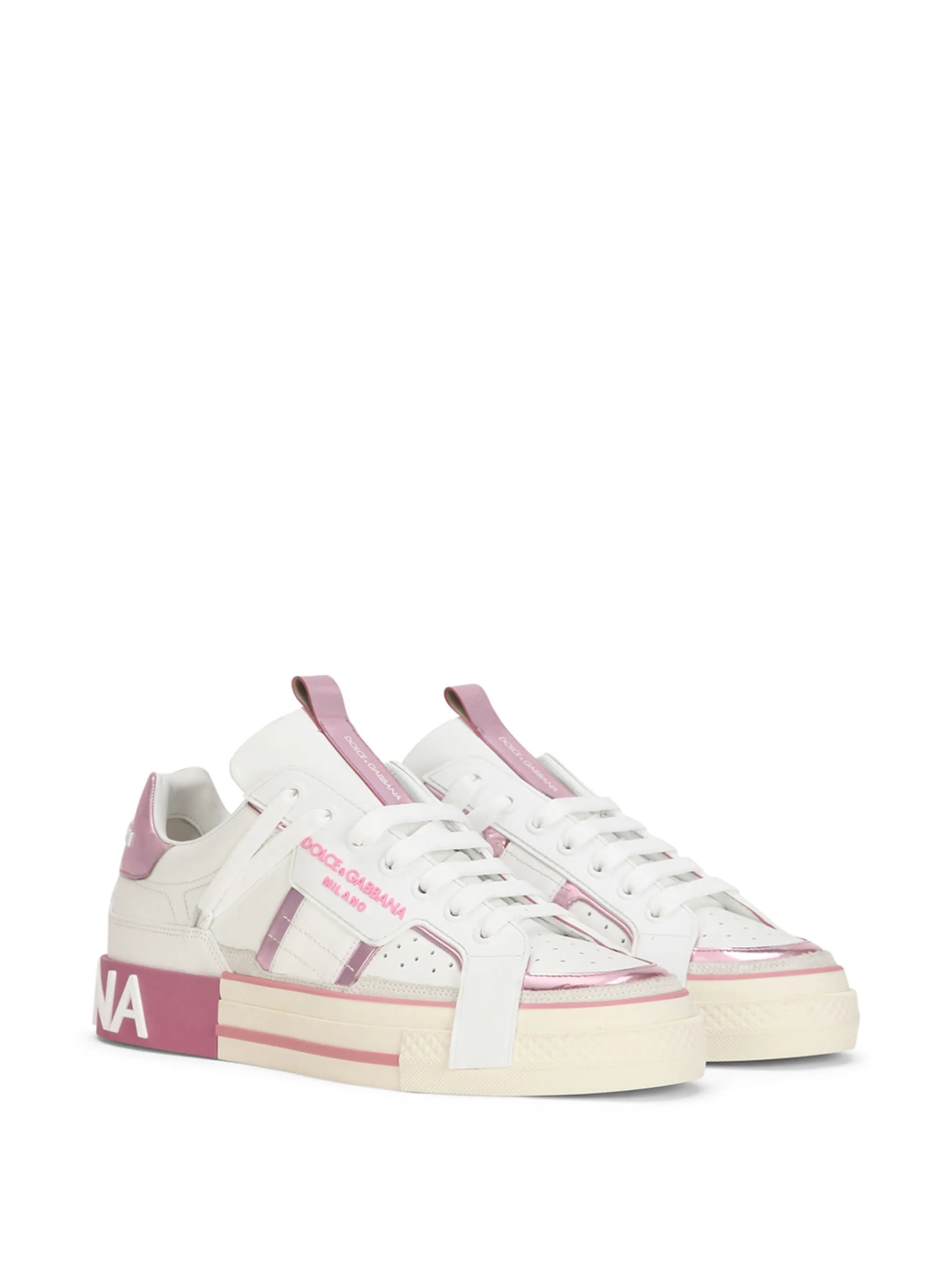 logo-stripe low-top sneakers