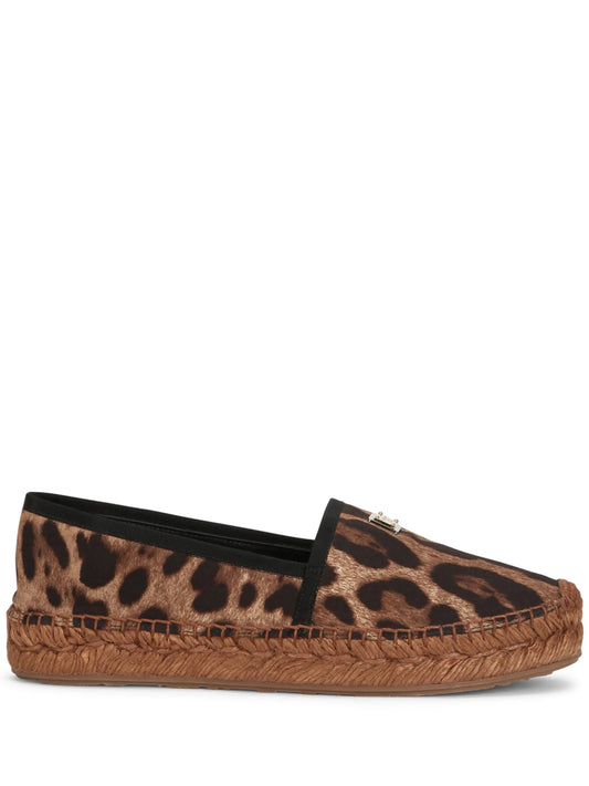 leopard-print espadrilles
