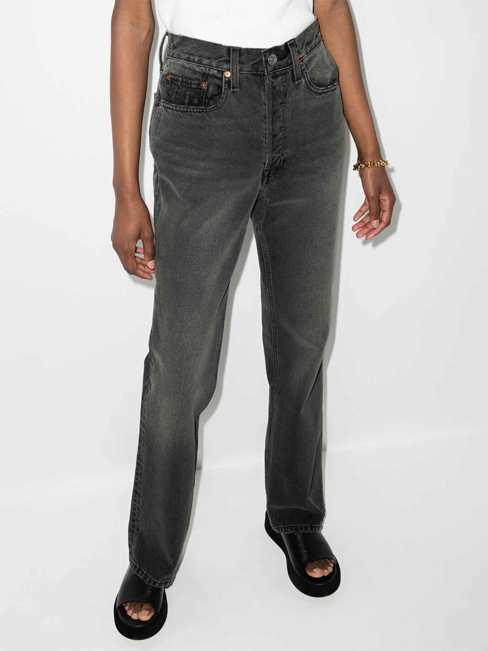 70s cotton bootcut jeans
