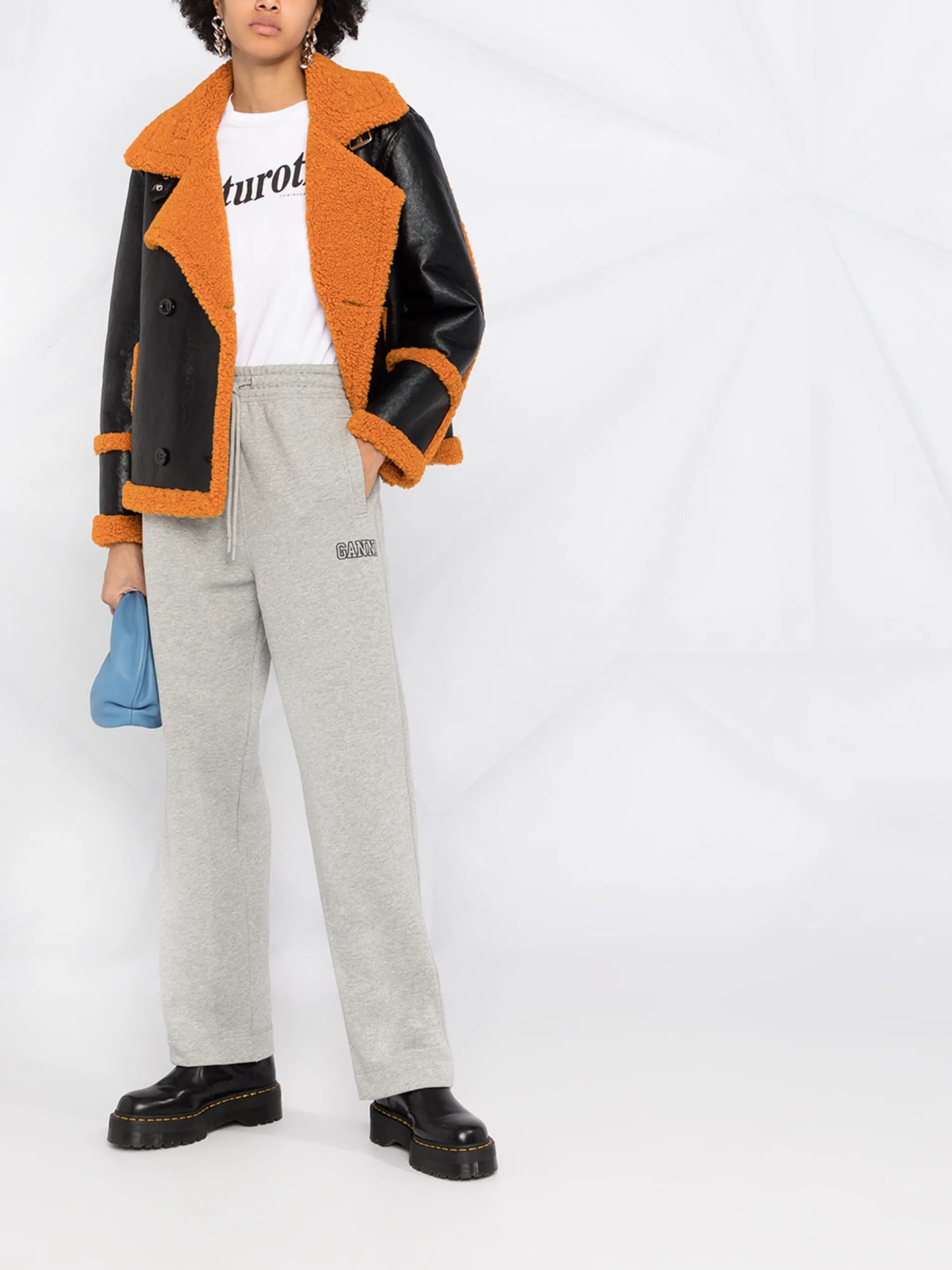 embroidered logo track pants