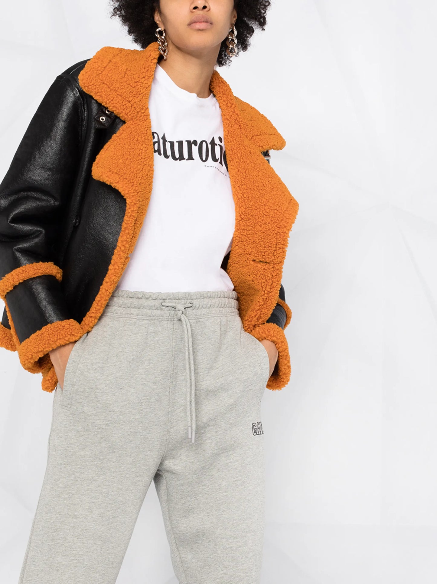 embroidered logo track pants