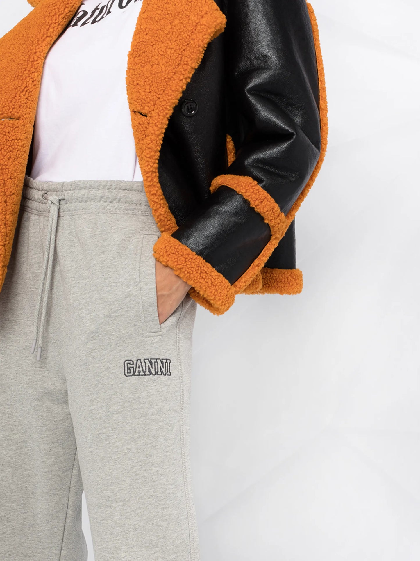 embroidered logo track pants