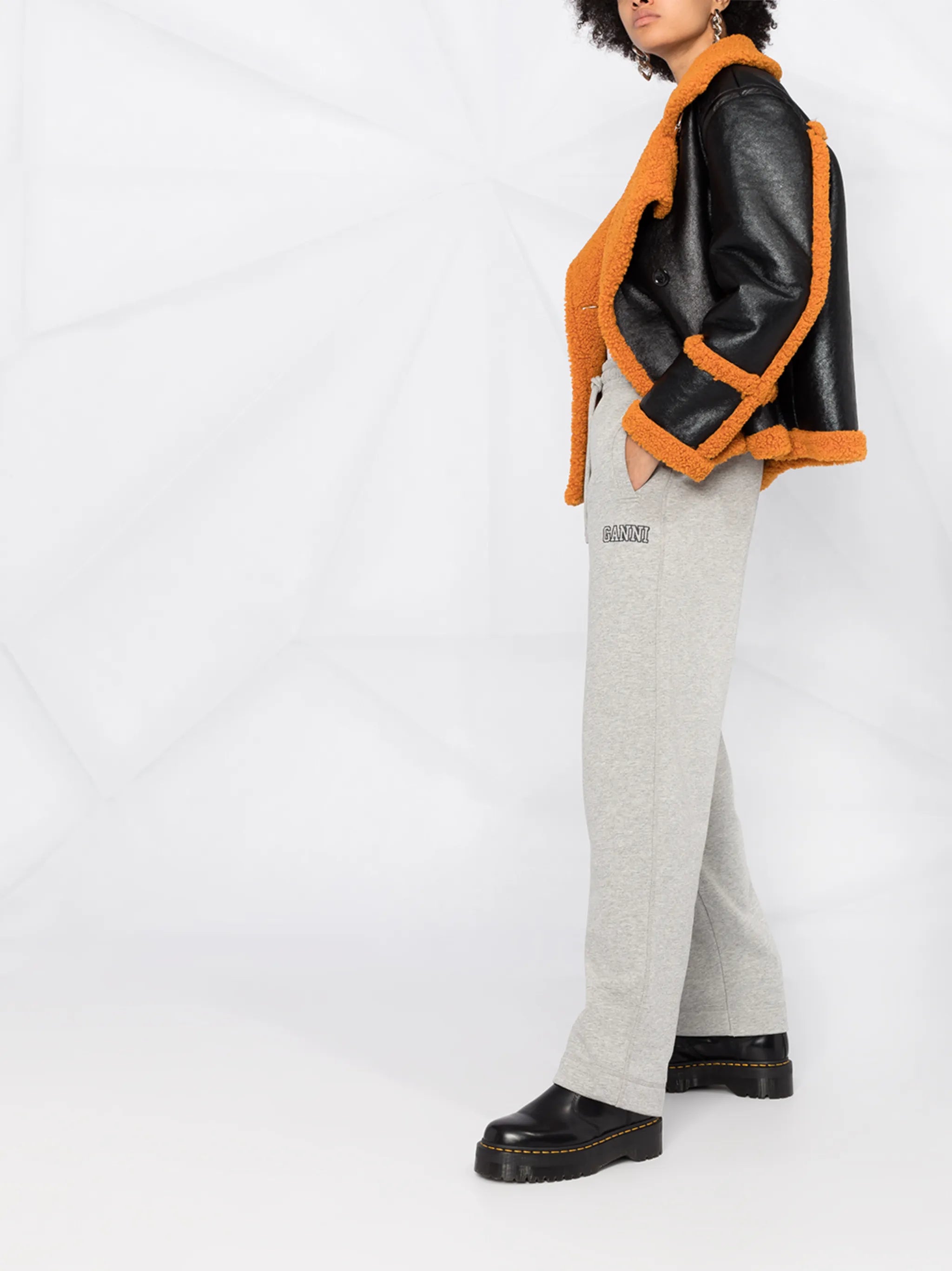 embroidered logo track pants