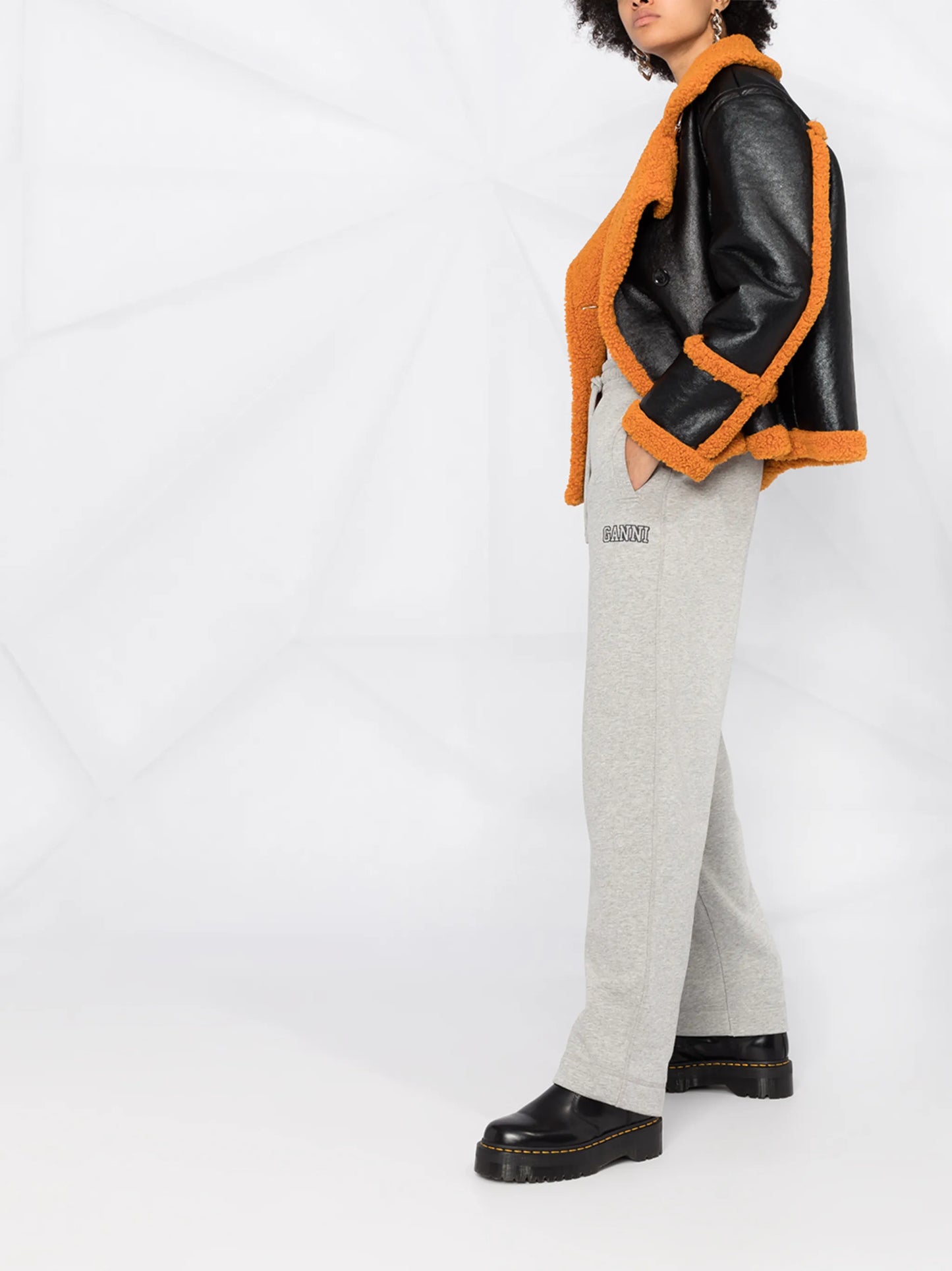 embroidered logo track pants