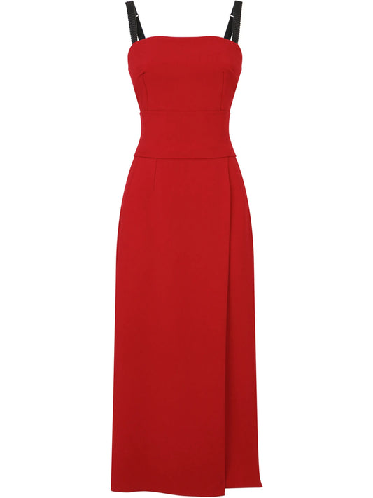 Cady slit midi dress