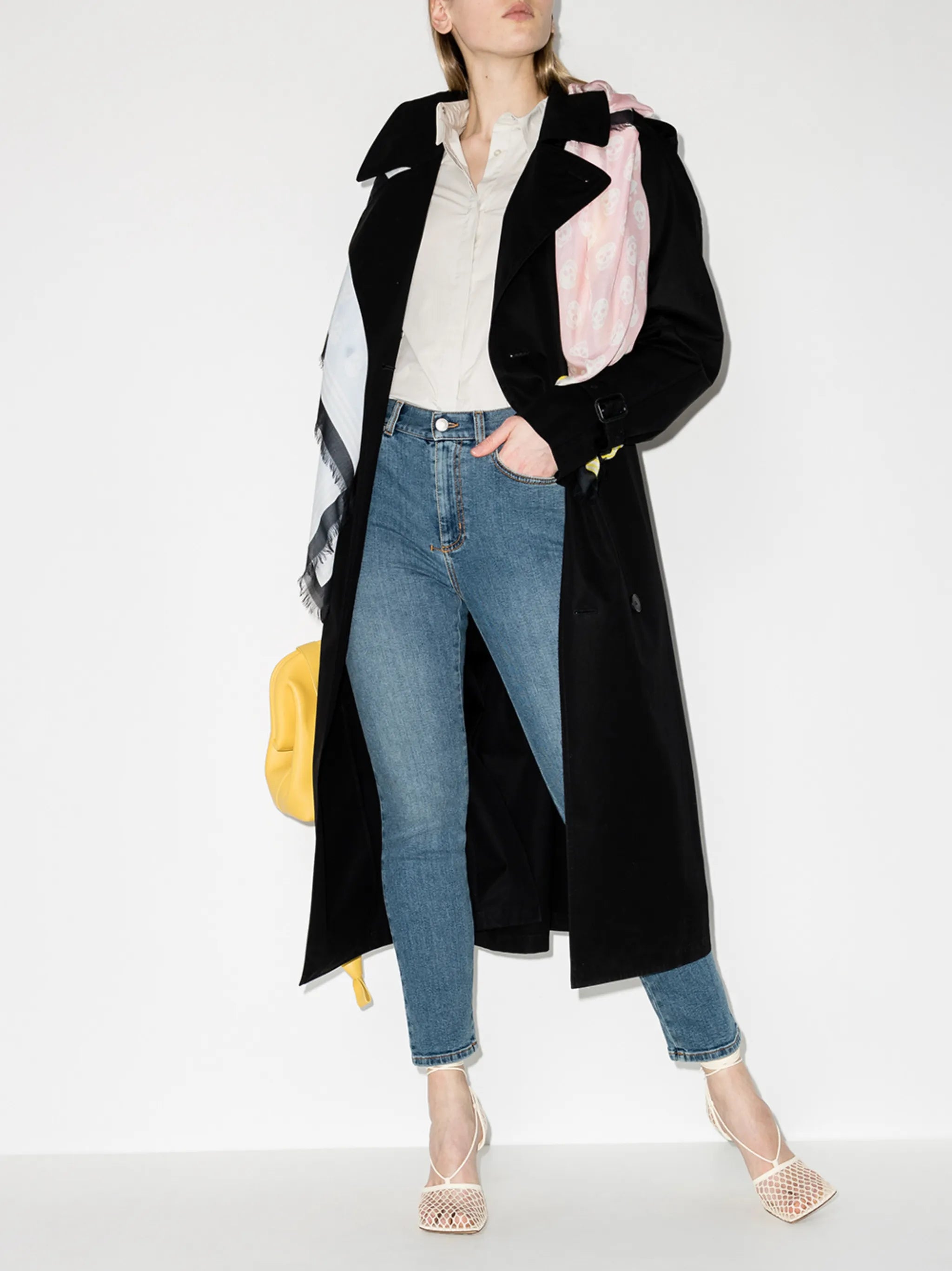 high-rise skinny-fit jeans