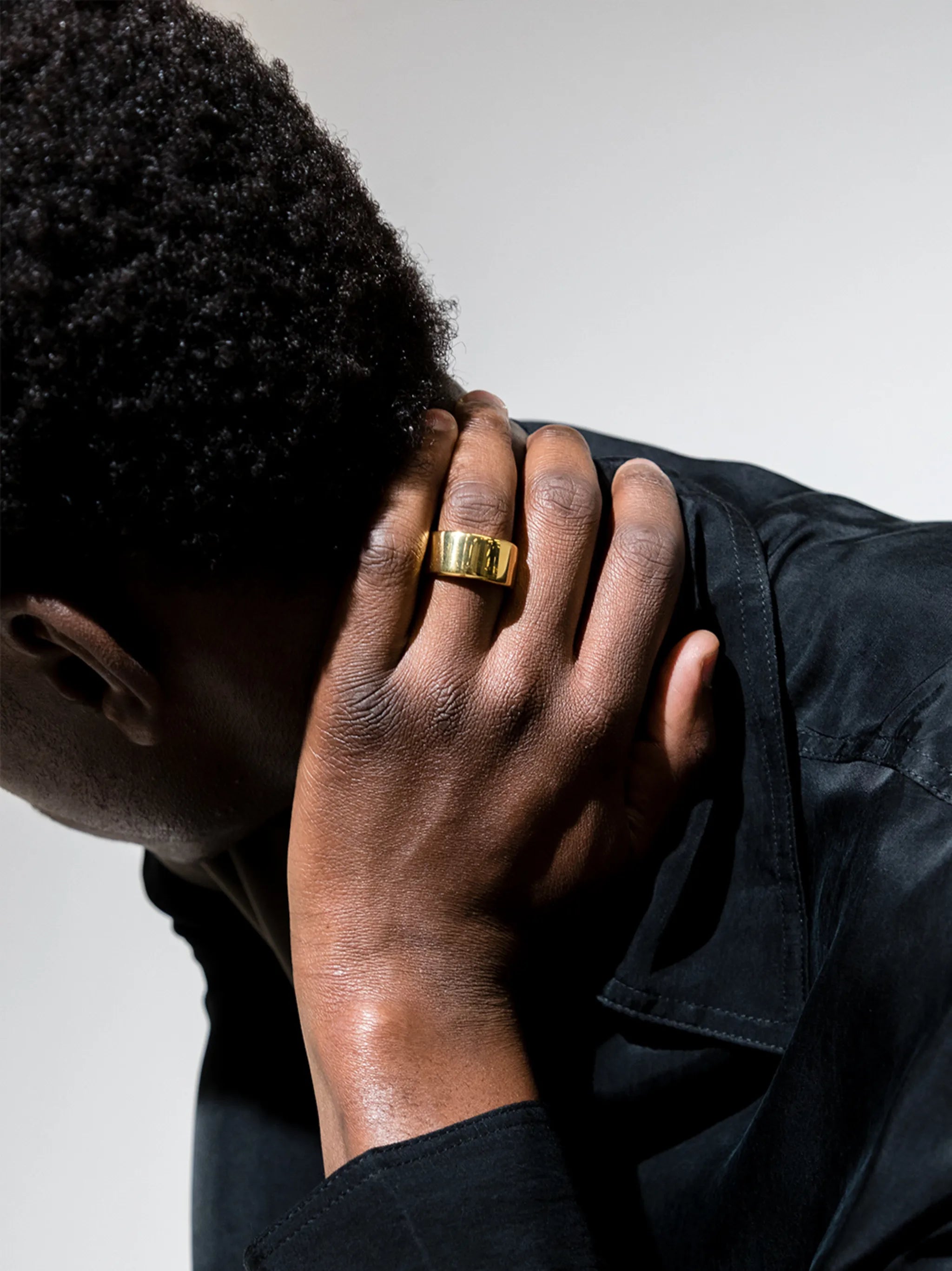gold vermeil band ring