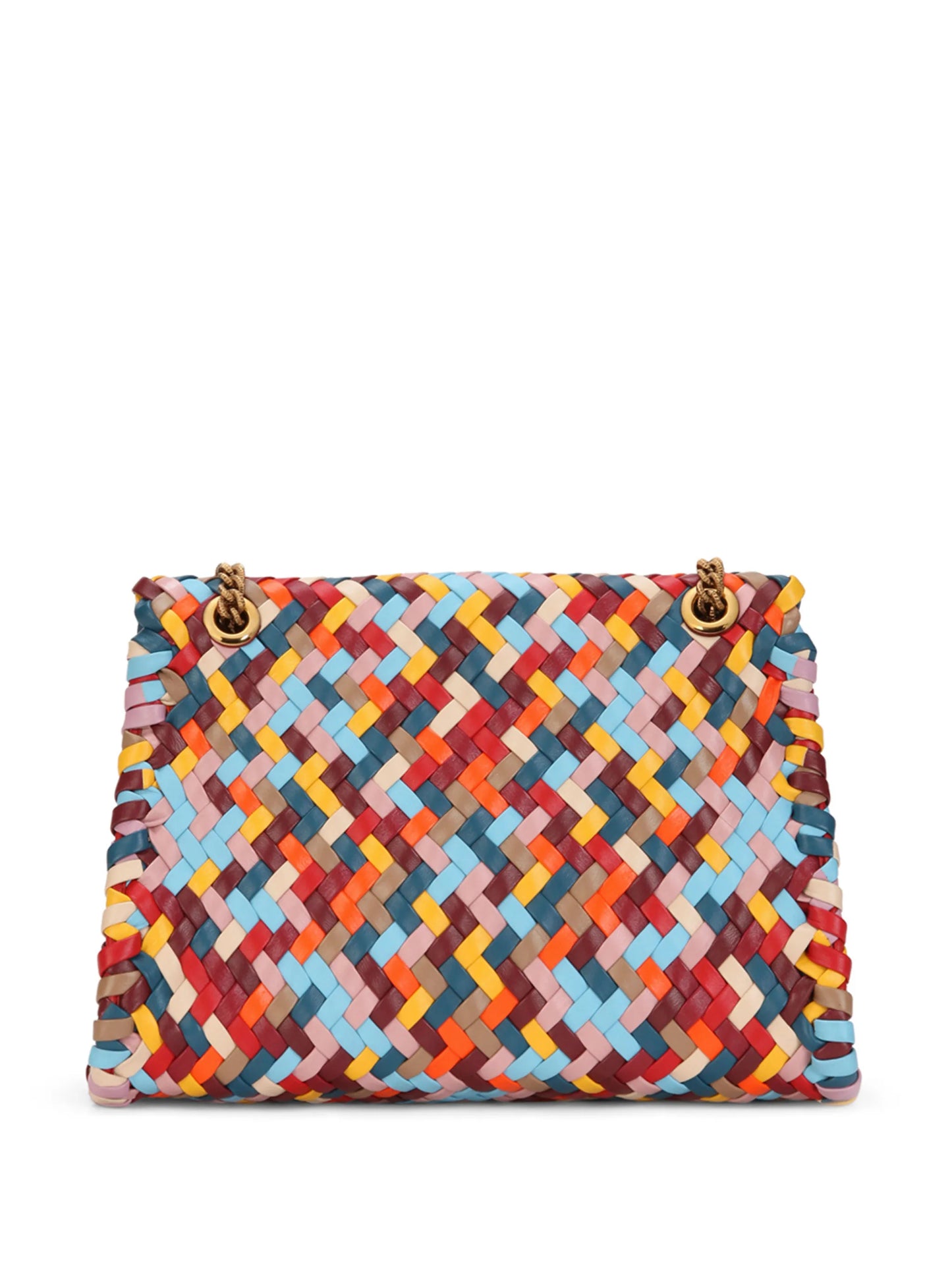 large Devotion woven nappa-leather shoulder bag