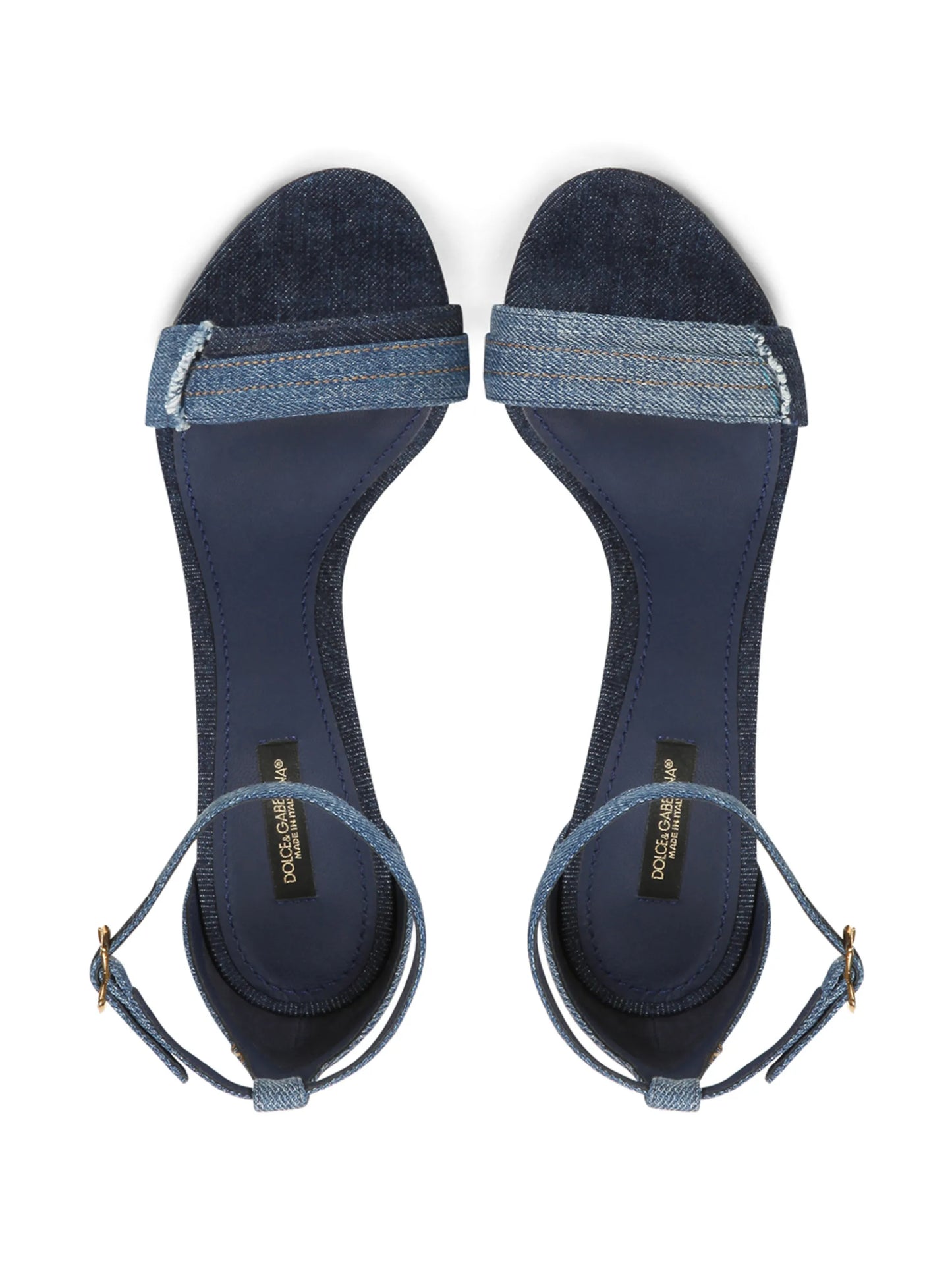 105mm DG heel patchwork sandals