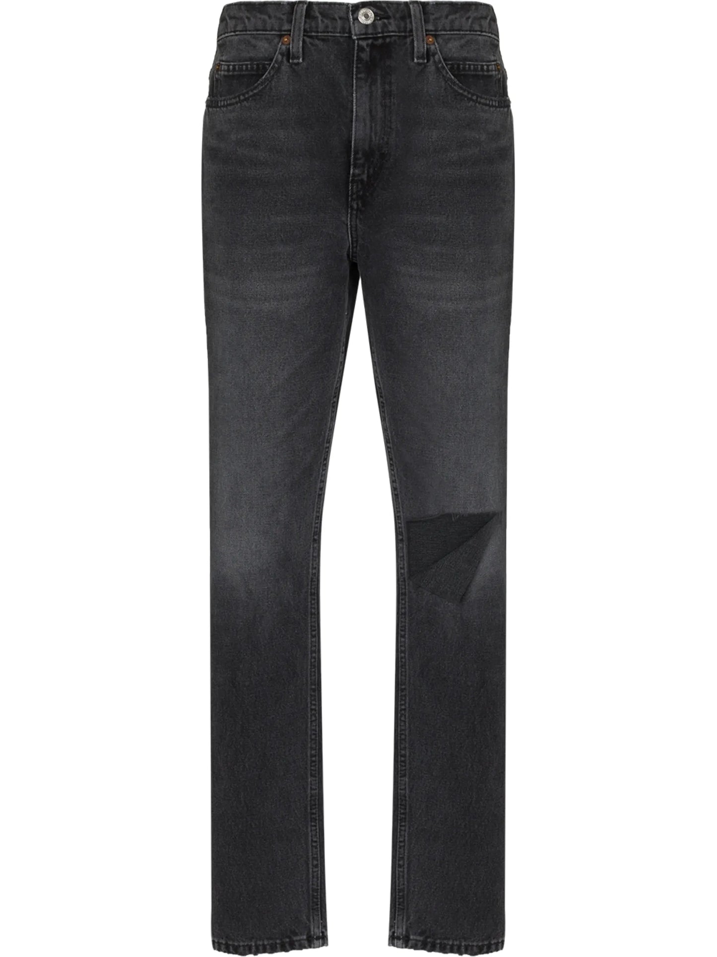 70s high-waist straight-leg jeans