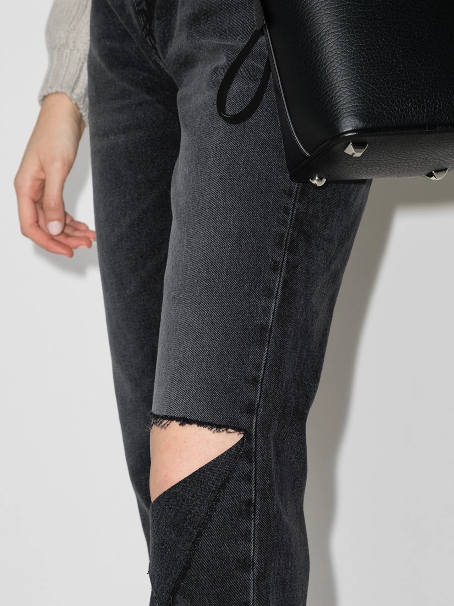 70s high-waist straight-leg jeans